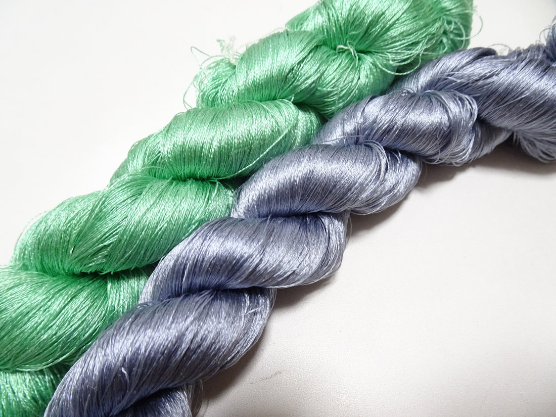 Japanese Vintage Twisted Silk Thread 2sets Embroidery 17398