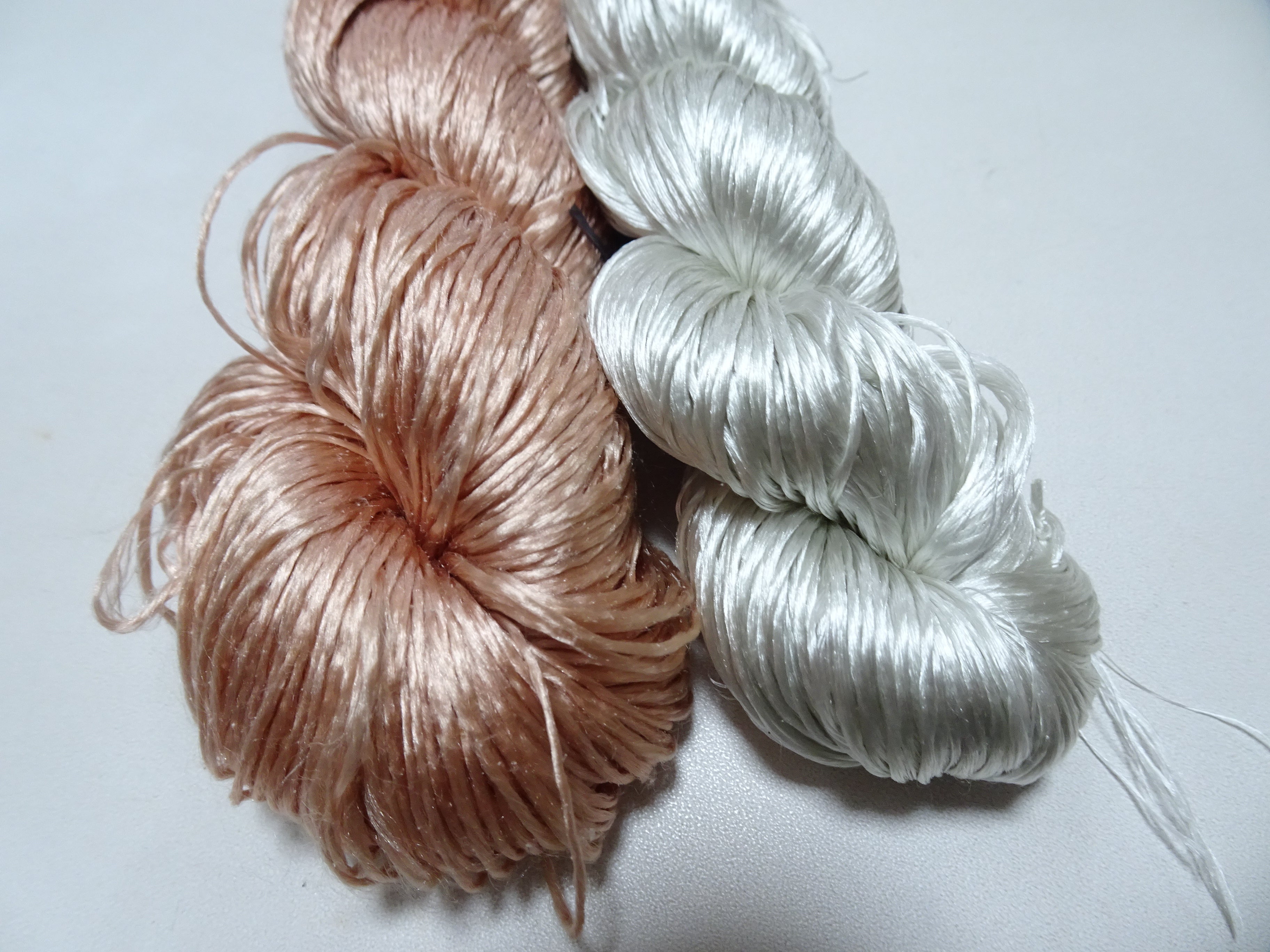 Japanese Vintage Loose Twisted Silk Thread 2sets Embroidery 18248