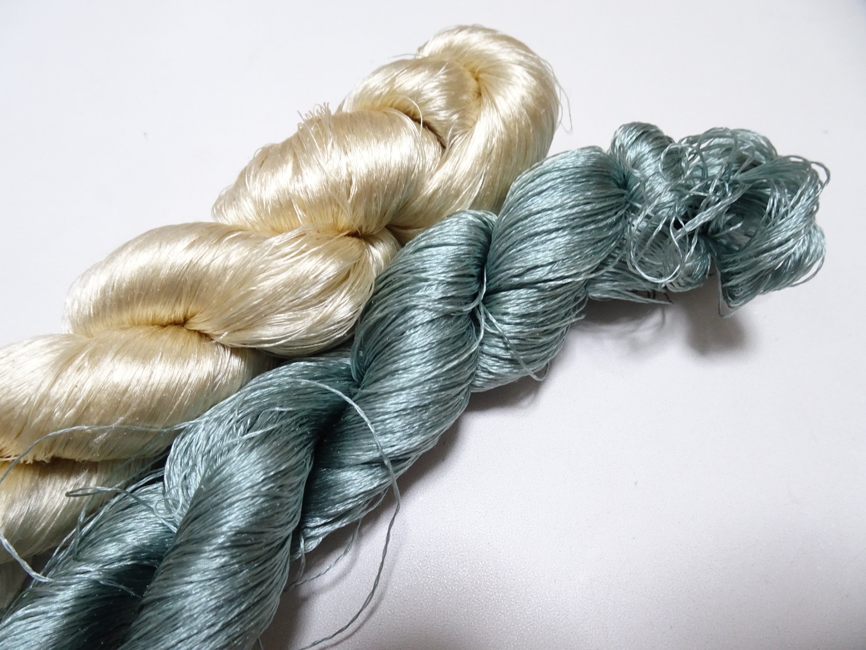 Japanese Vintage Twisted Silk Thread 2sets Embroidery 17399