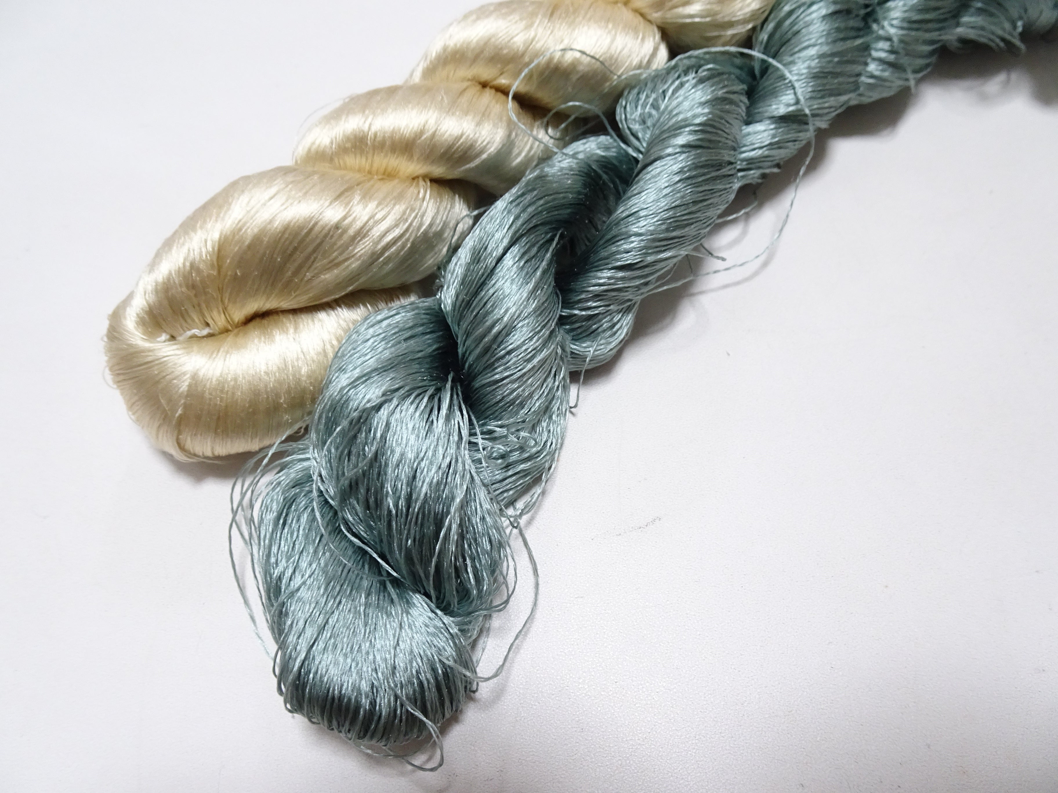Japanese Vintage Twisted Silk Thread 2sets Embroidery 17399