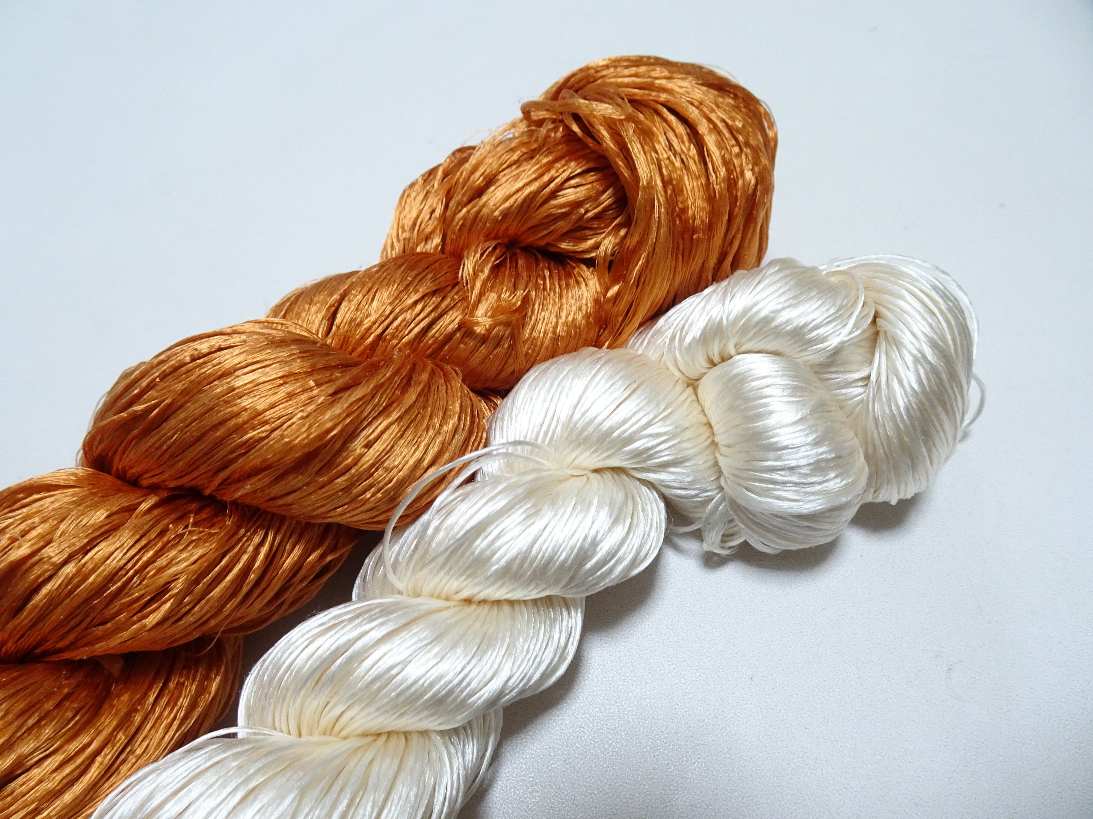 Japanese Vintage Loose Twisted Silk Thread 2sets Embroidery 18249