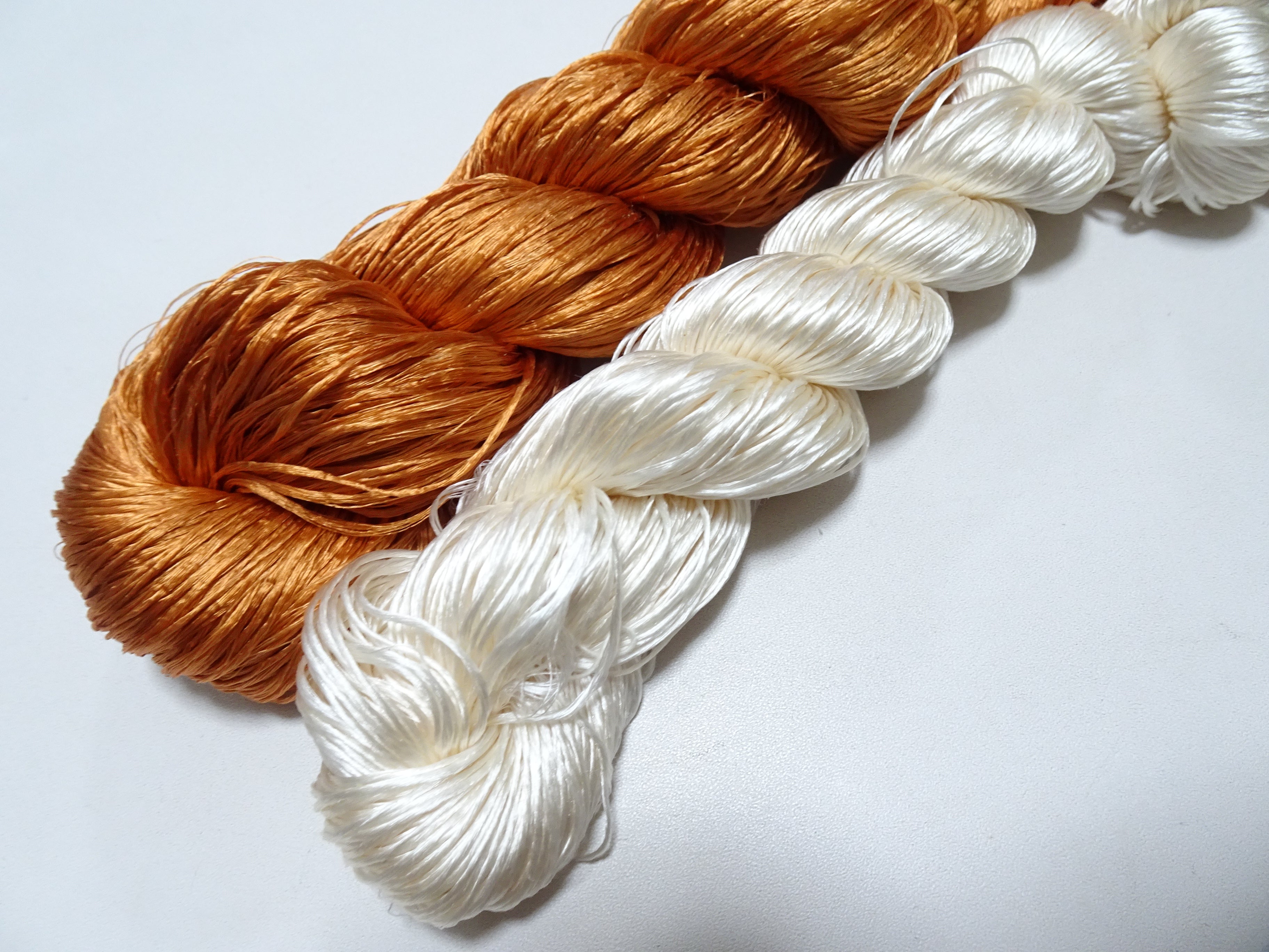 Japanese Vintage Loose Twisted Silk Thread 2sets Embroidery 18249