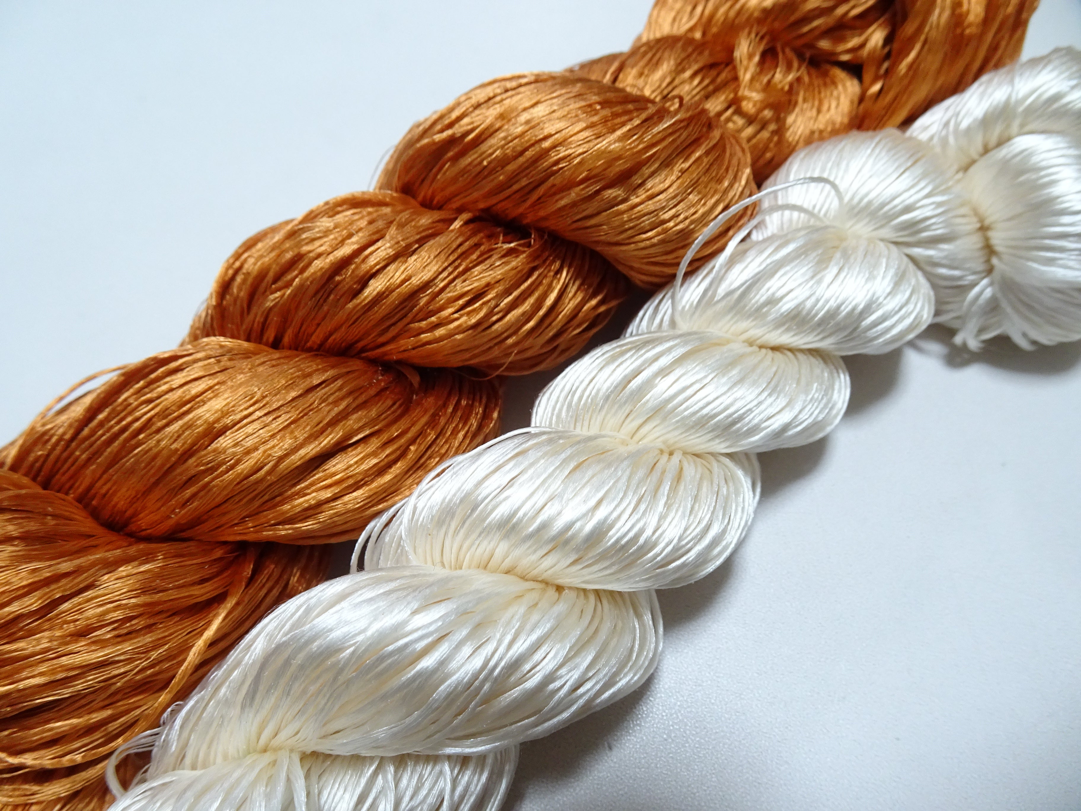 Japanese Vintage Loose Twisted Silk Thread 2sets Embroidery 18249
