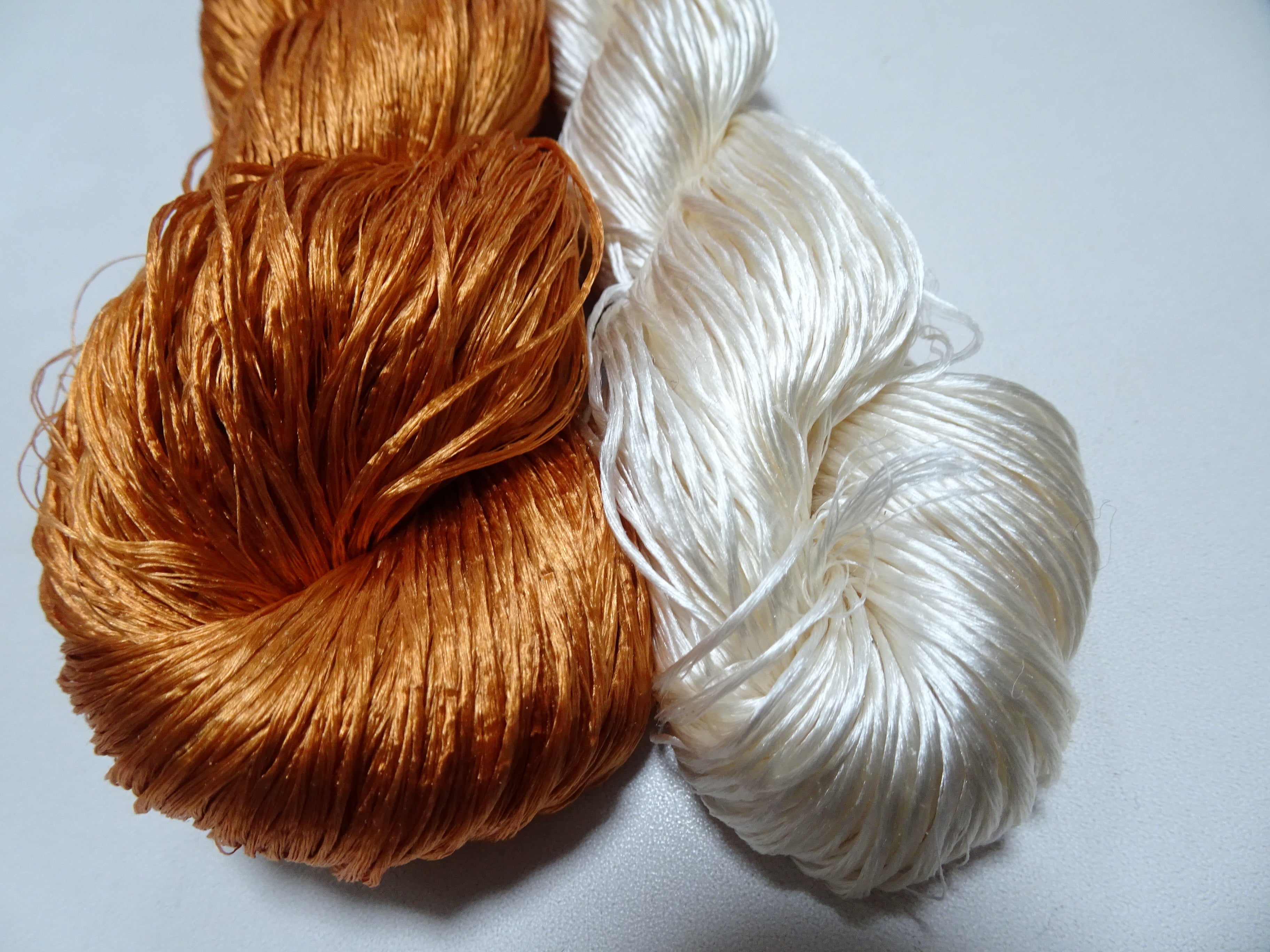 Japanese Vintage Loose Twisted Silk Thread 2sets Embroidery 18249