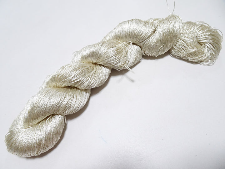 Japanese Vintage High Class Rare Silk Thread Mixture of Silver embroidery 14664