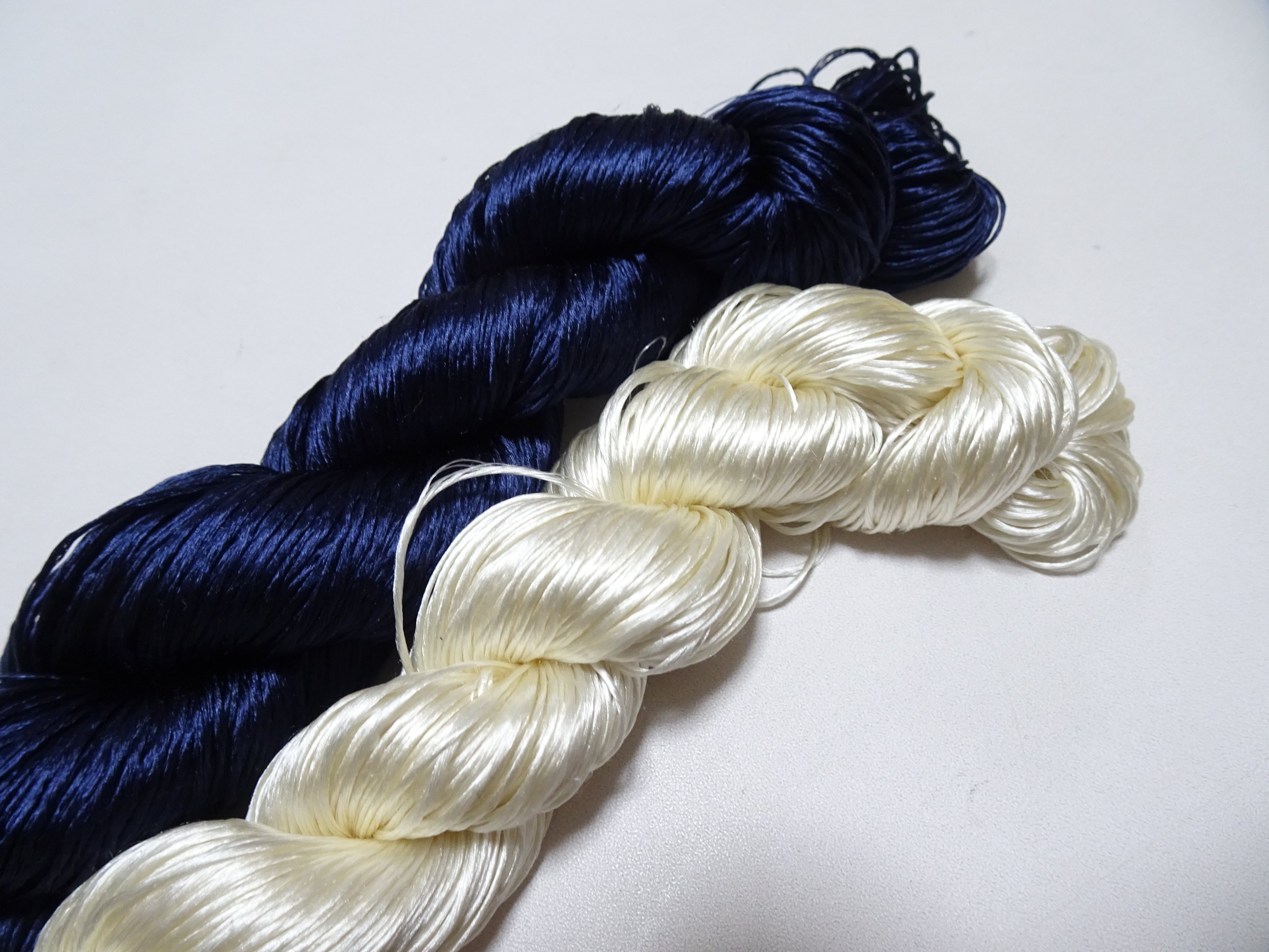 Japanese Vintage Loose Twisted Silk Thread 2sets Embroidery 18250