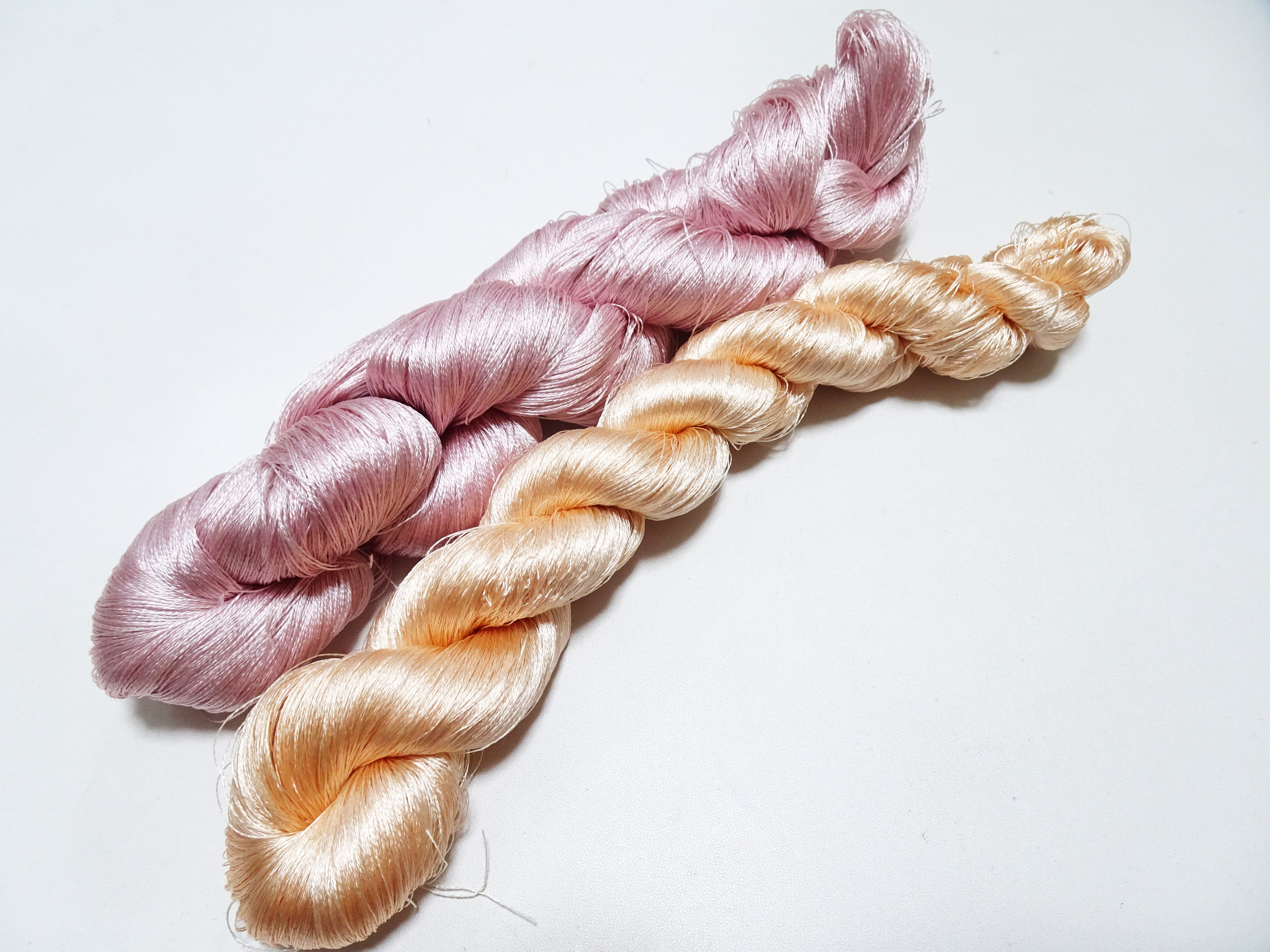 Japanese Vintage Twisted Silk Thread 2sets Embroidery 17401