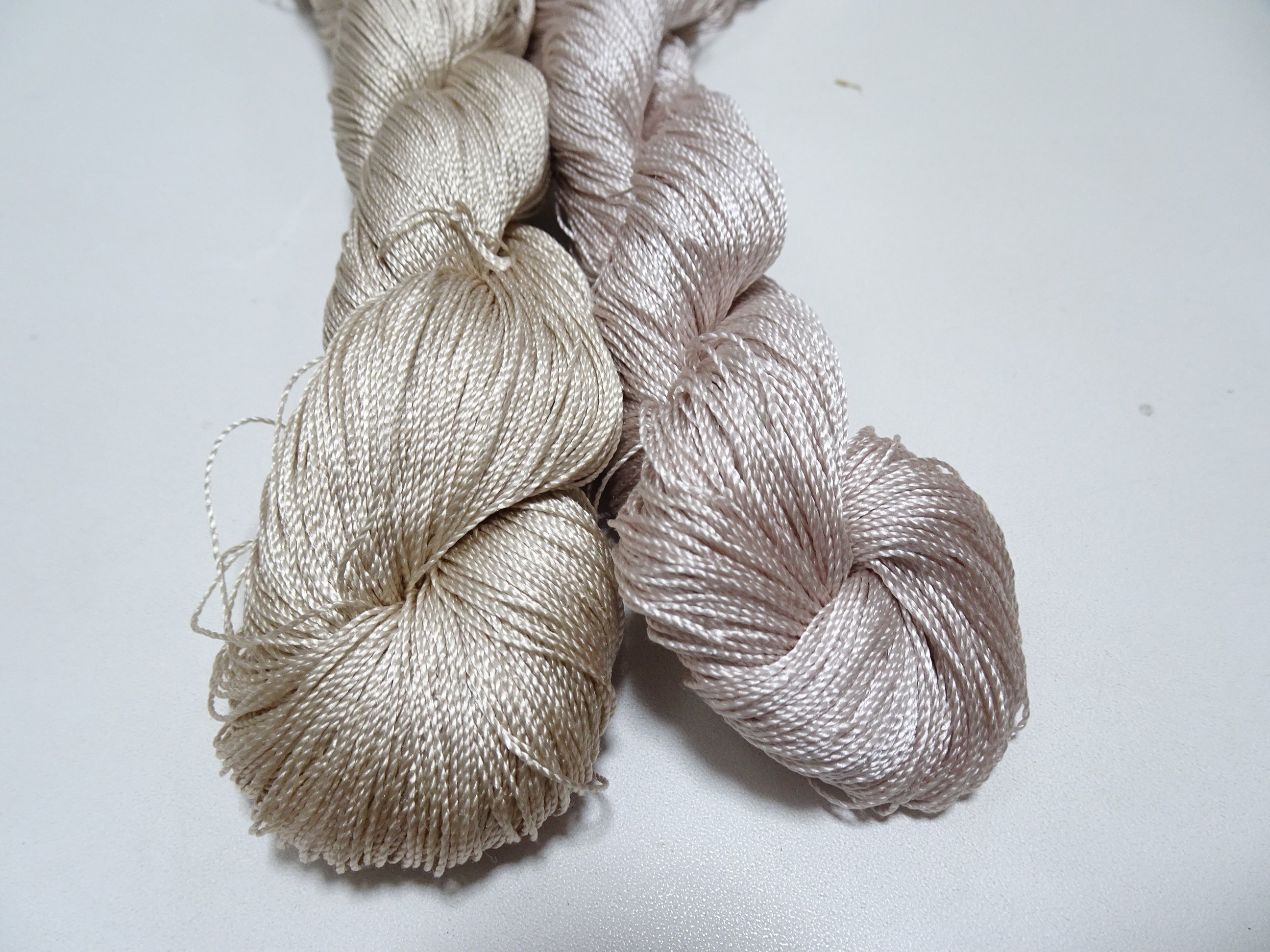 Japanese Vintage Strong Twisted Silk Thread 2sets Embroidery & Weaving 14498