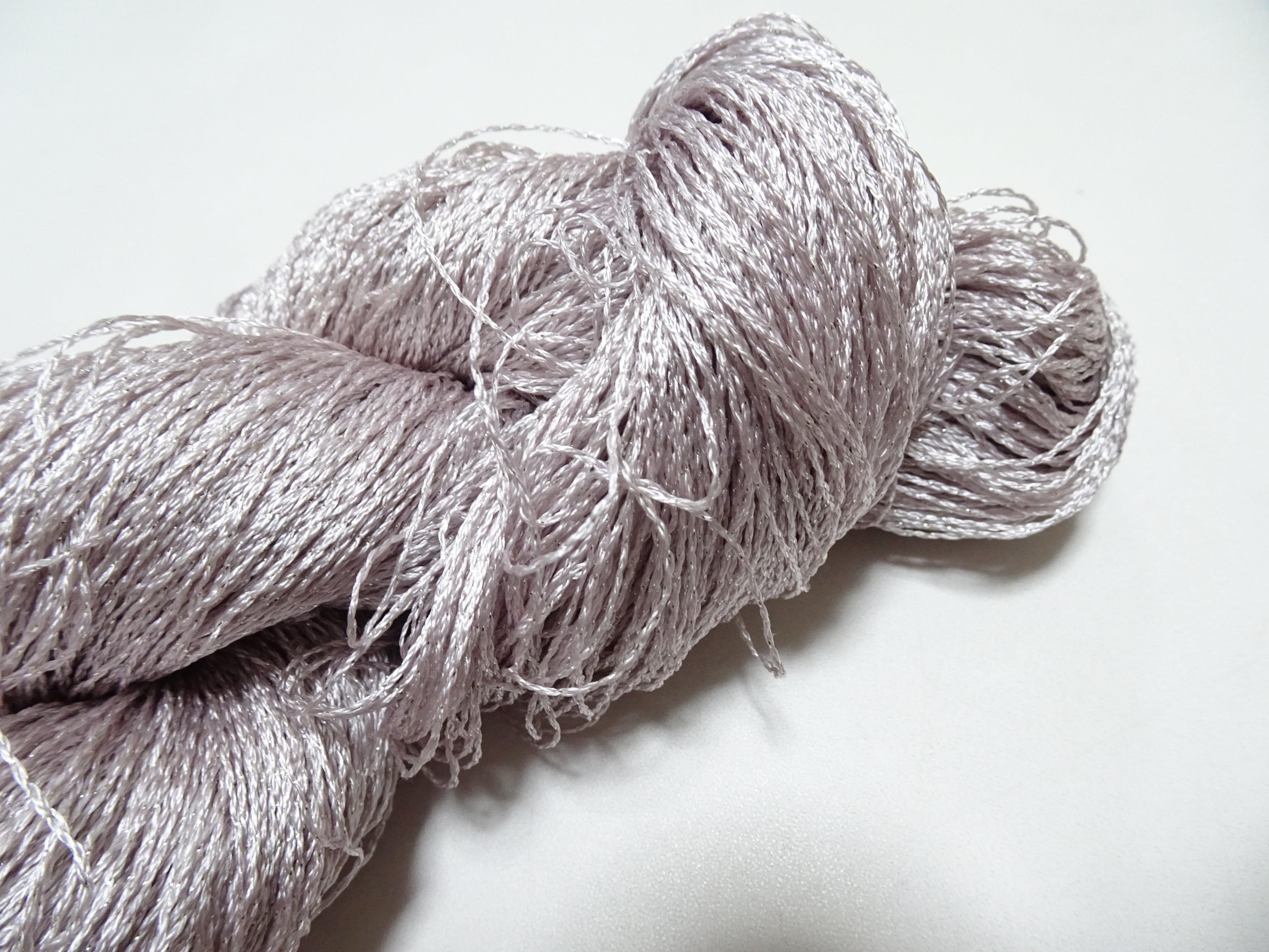 Japanese Vintage High Class Rare Silk Thread Mixture of Silver embroidery 16159