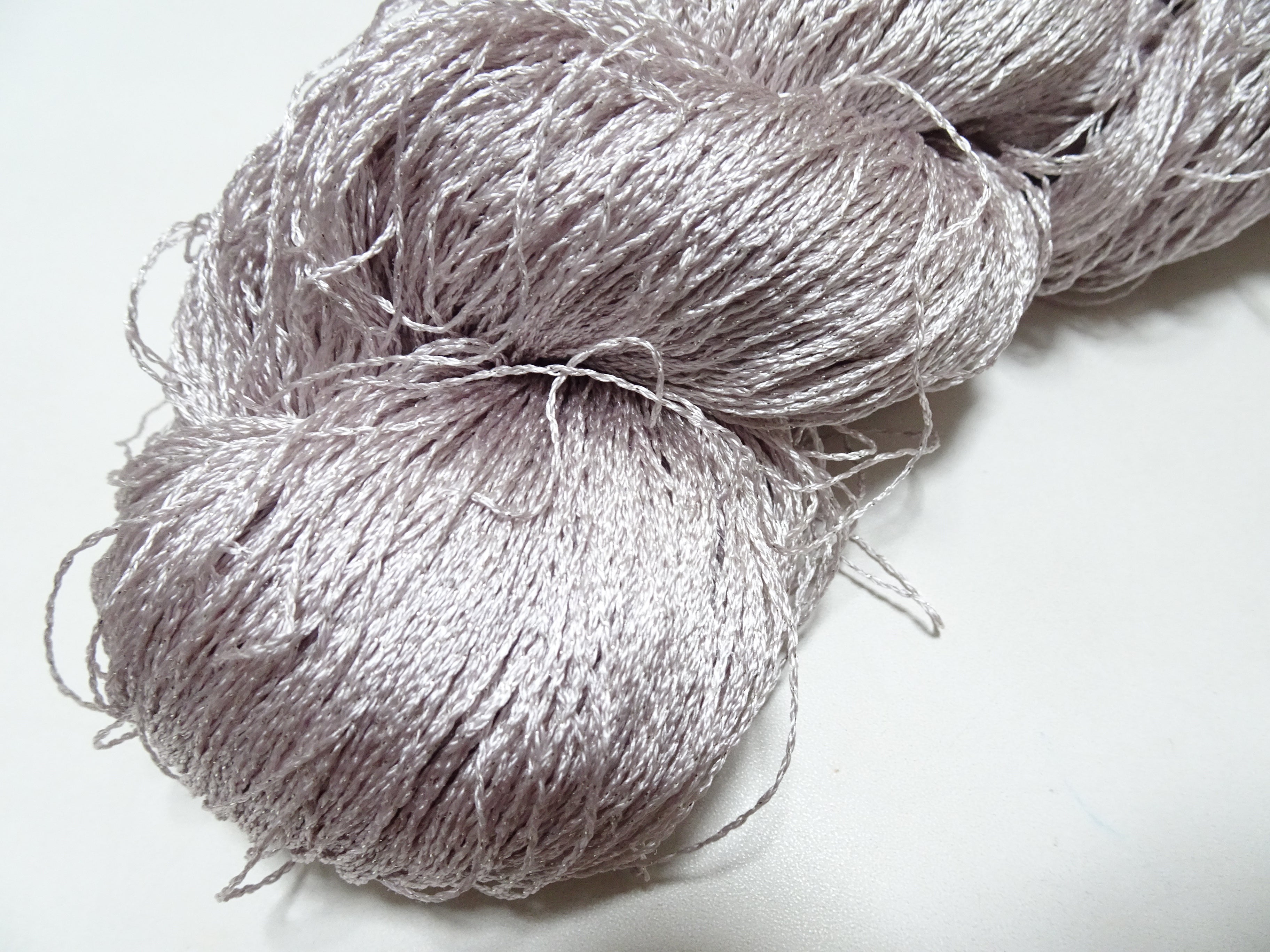Japanese Vintage High Class Rare Silk Thread Mixture of Silver embroidery 16159