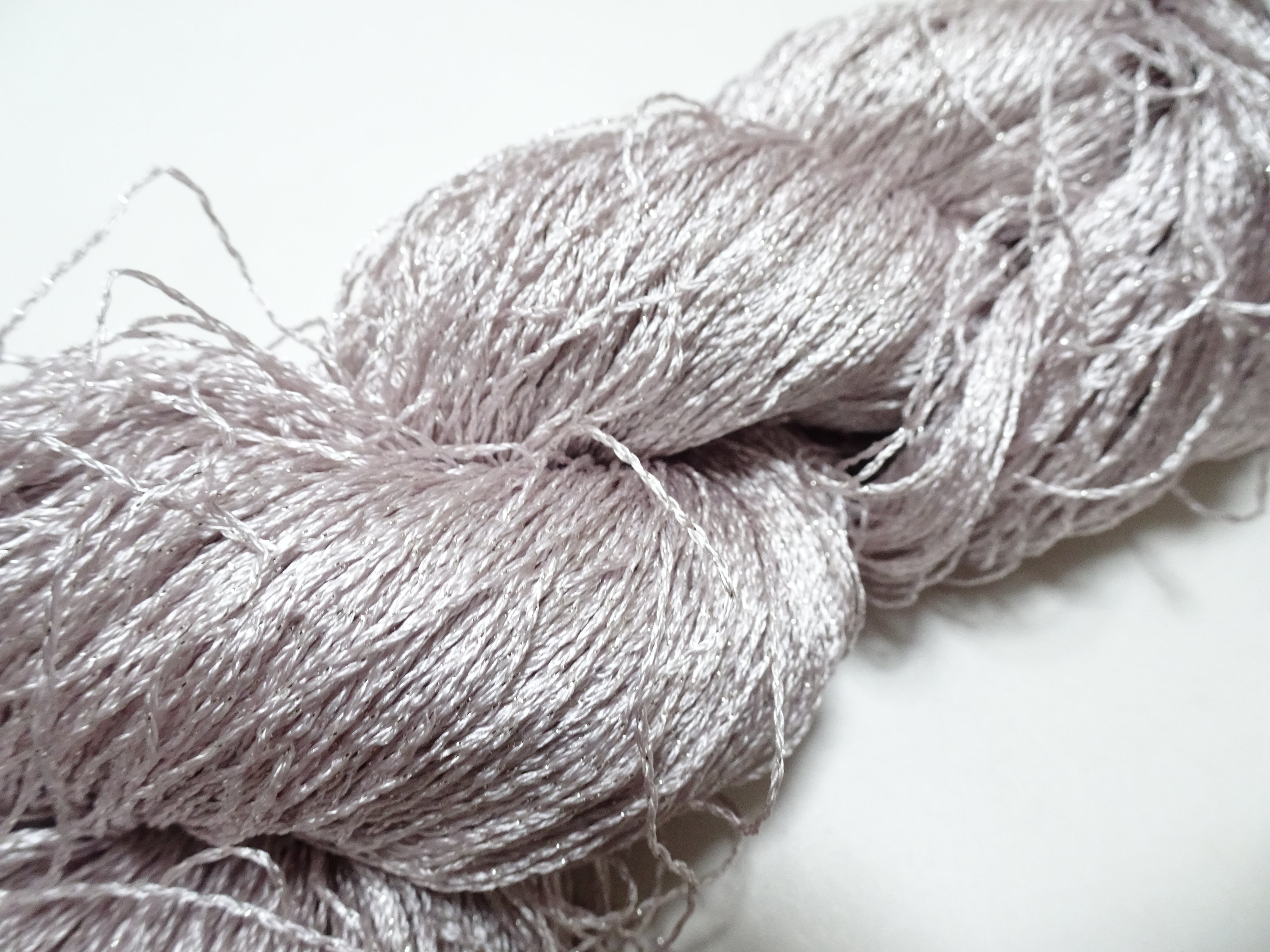 Japanese Vintage High Class Rare Silk Thread Mixture of Silver embroidery 16159
