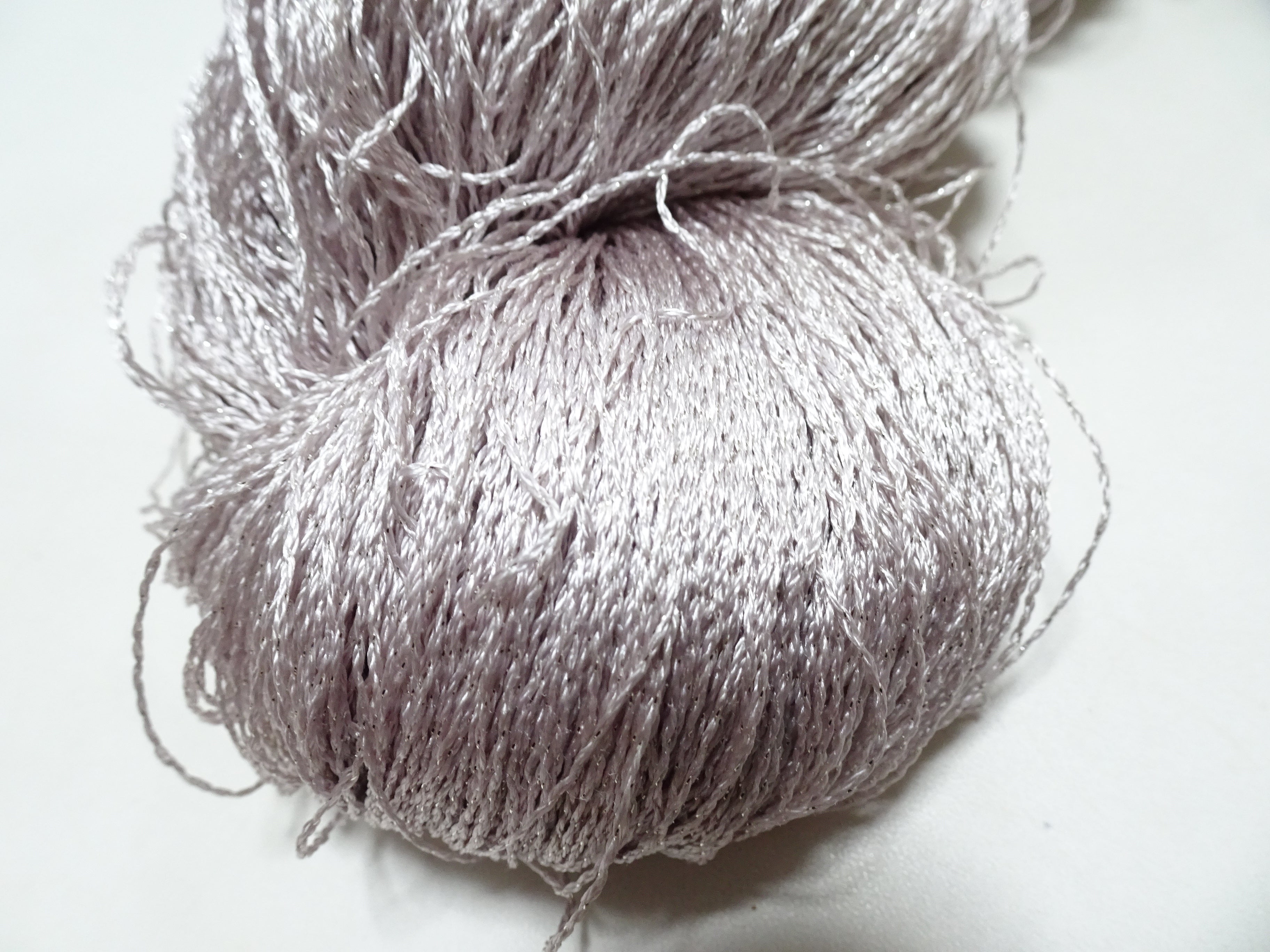 Japanese Vintage High Class Rare Silk Thread Mixture of Silver embroidery 16159