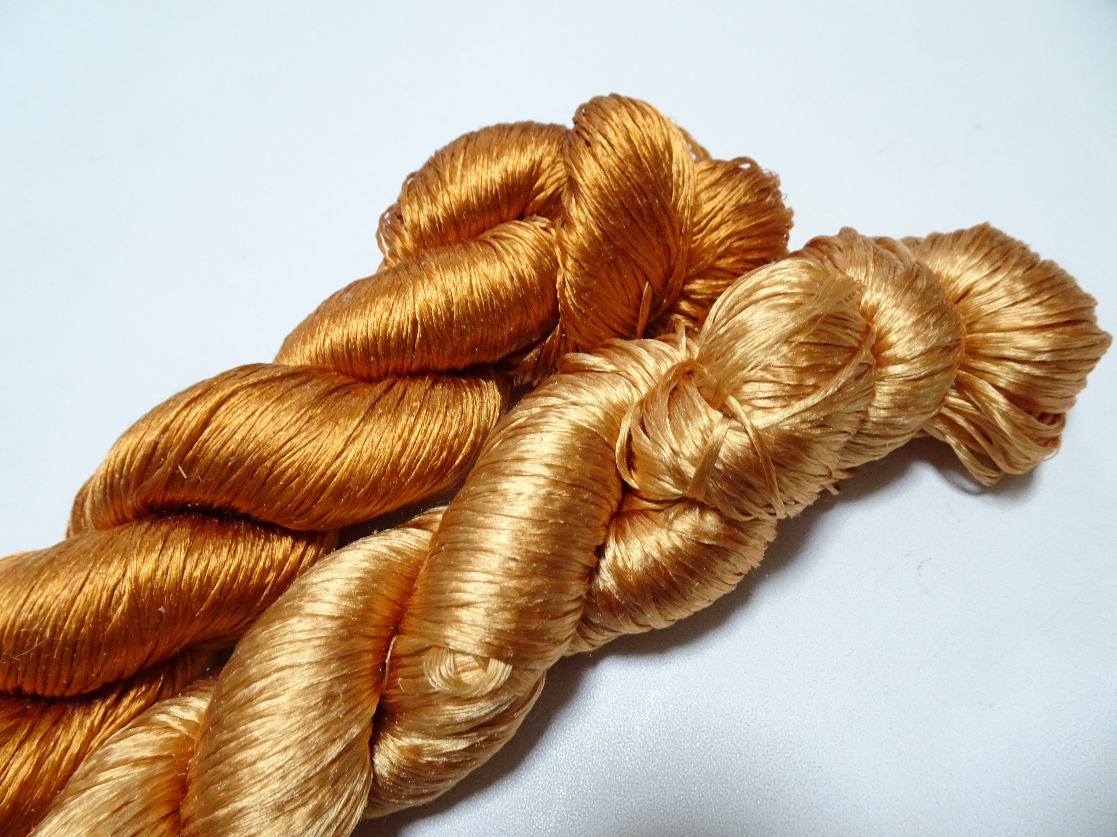 Japanese Vintage Loose Twisted Silk Thread 2sets Embroidery 18252