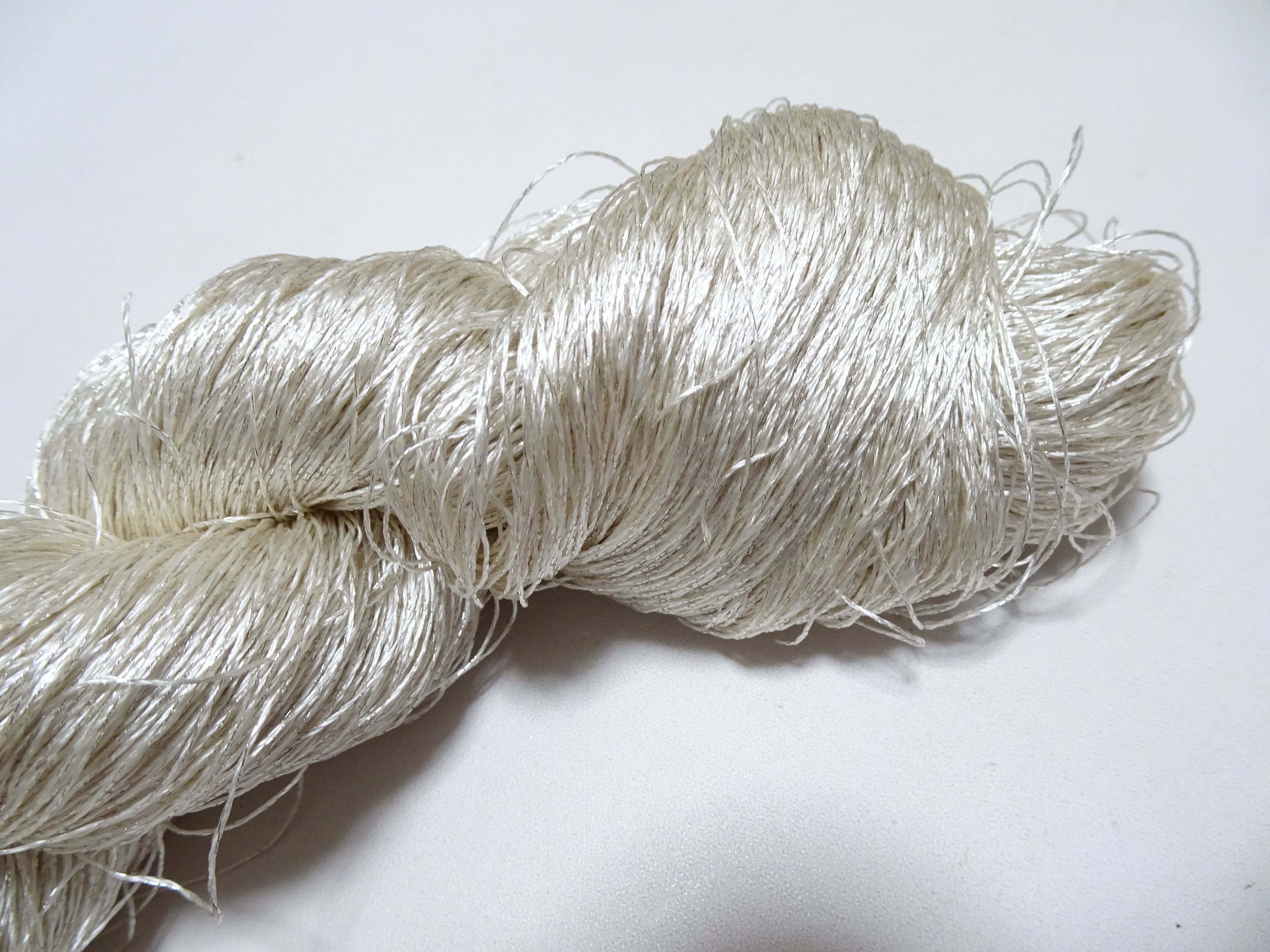 Japanese Vintage High Class Rare Silk Thread Mixture of Silver embroidery 16160