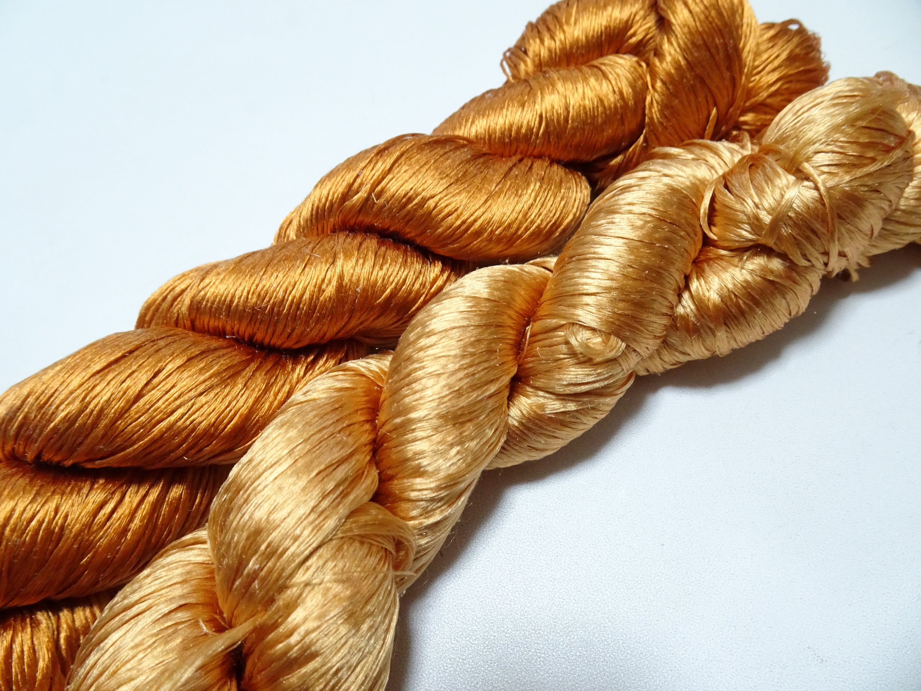 Japanese Vintage Loose Twisted Silk Thread 2sets Embroidery 18252