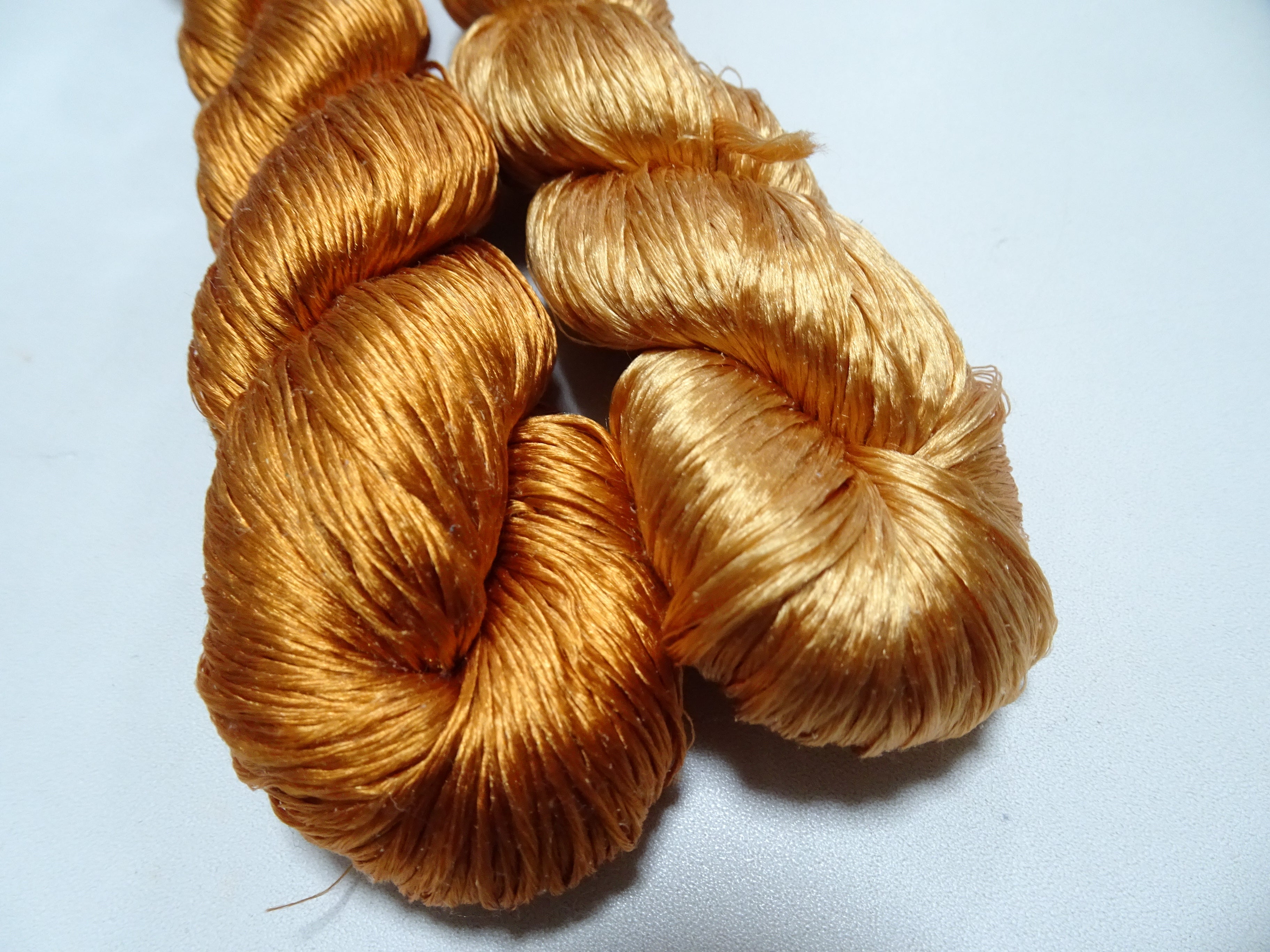 Japanese Vintage Loose Twisted Silk Thread 2sets Embroidery 18252