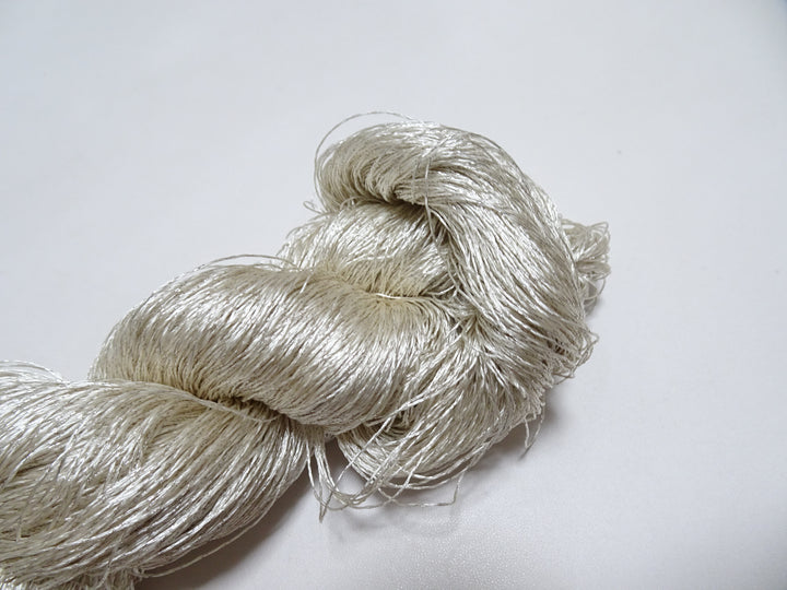 Japanese Vintage High Class Rare Silk Thread Mixture of Silver embroidery 14667