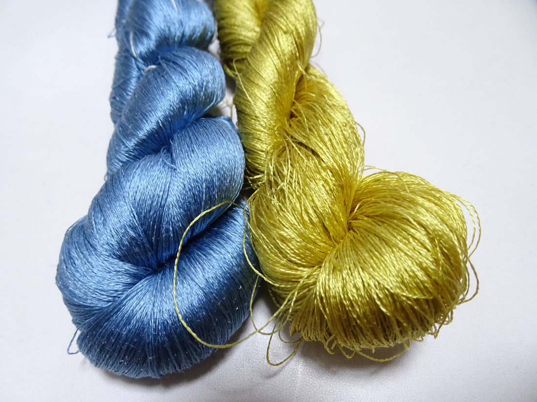 Japanese Vintage Twisted Silk Thread 2sets Embroidery 17403