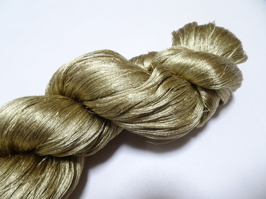 Japanese Vintage Silk Twisted Thread Embroidery 19845
