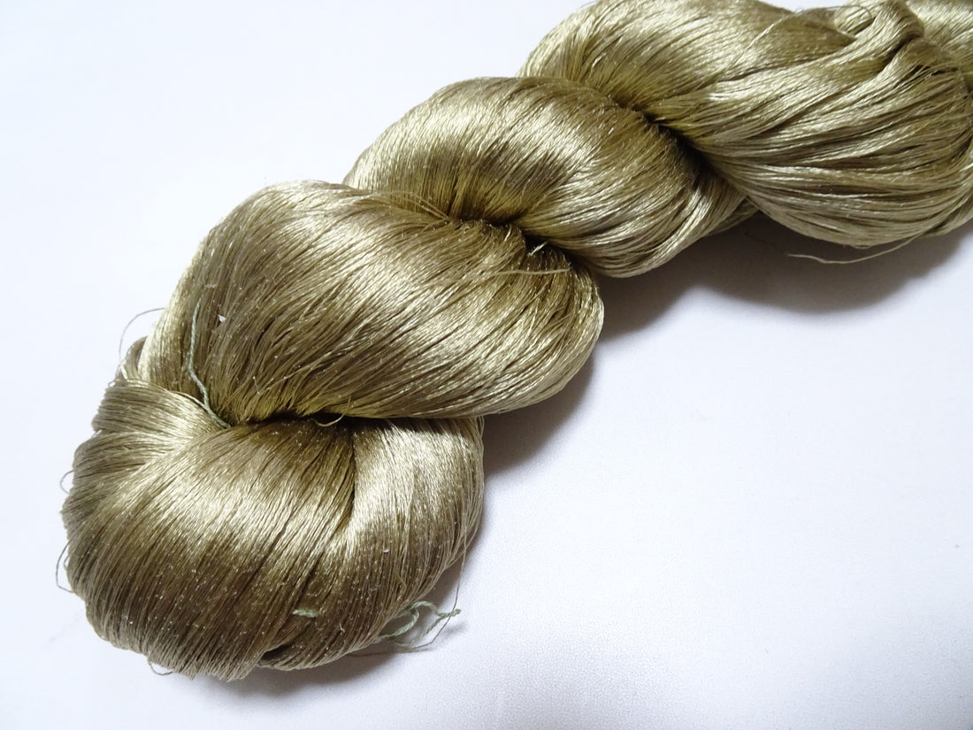 Japanese Vintage Silk Twisted Thread Embroidery 19845