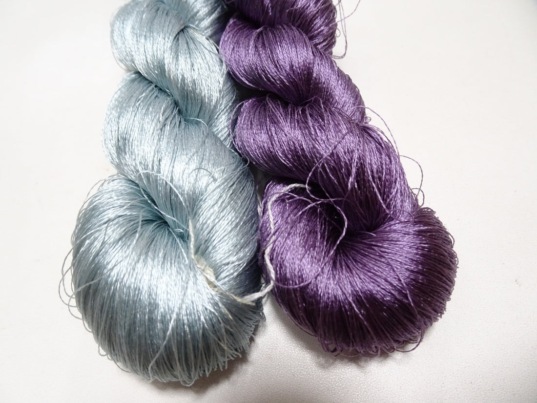 Japanese Vintage Twisted Silk Thread 2sets Embroidery 17404