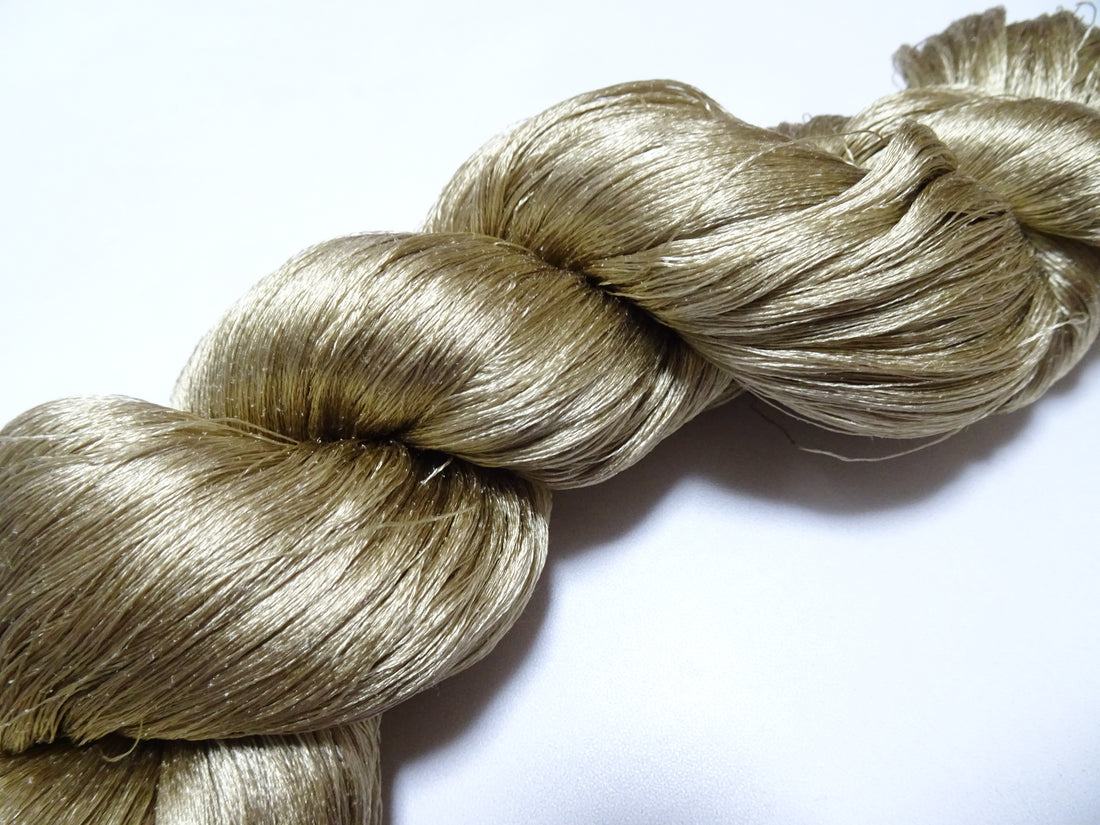 Japanese Vintage Silk Twisted Thread Embroidery 19845