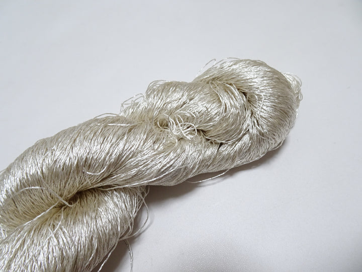 Japanese Vintage High Class Rare Silk Thread Mixture of Silver embroidery 14669