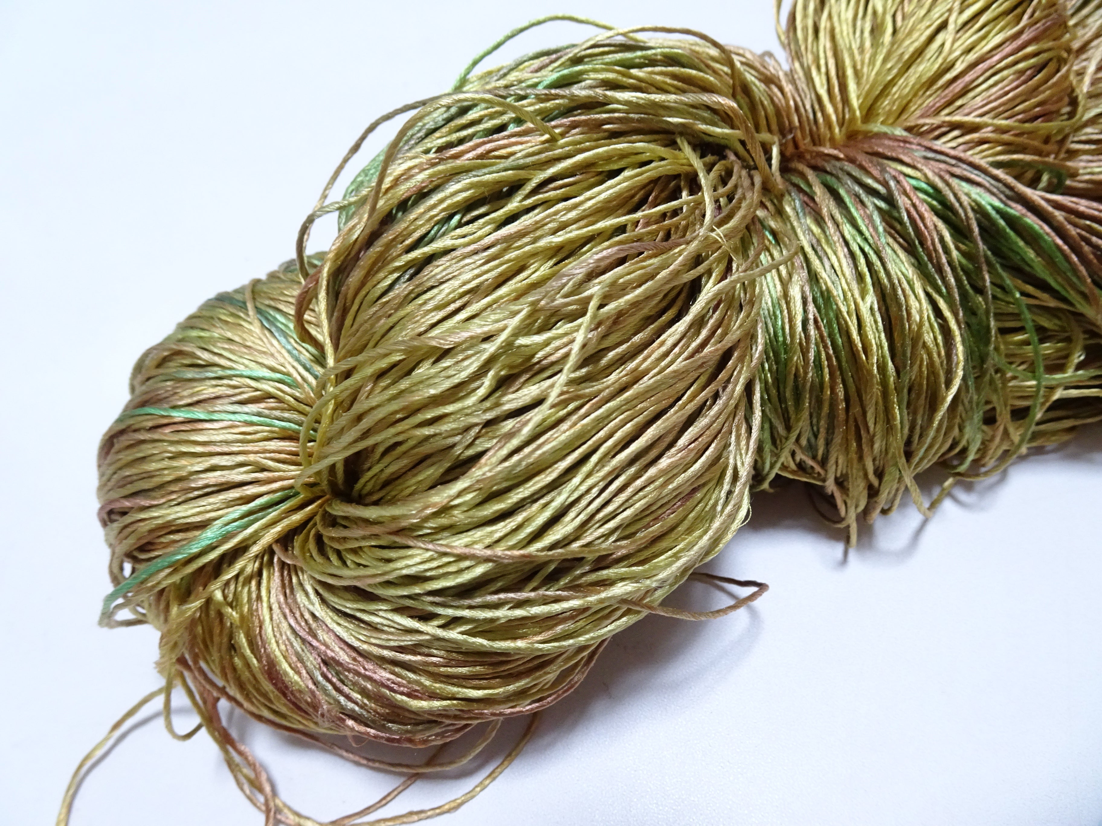 Japanese Vintage Loose Twisted Silk Thread Embroidery 17674