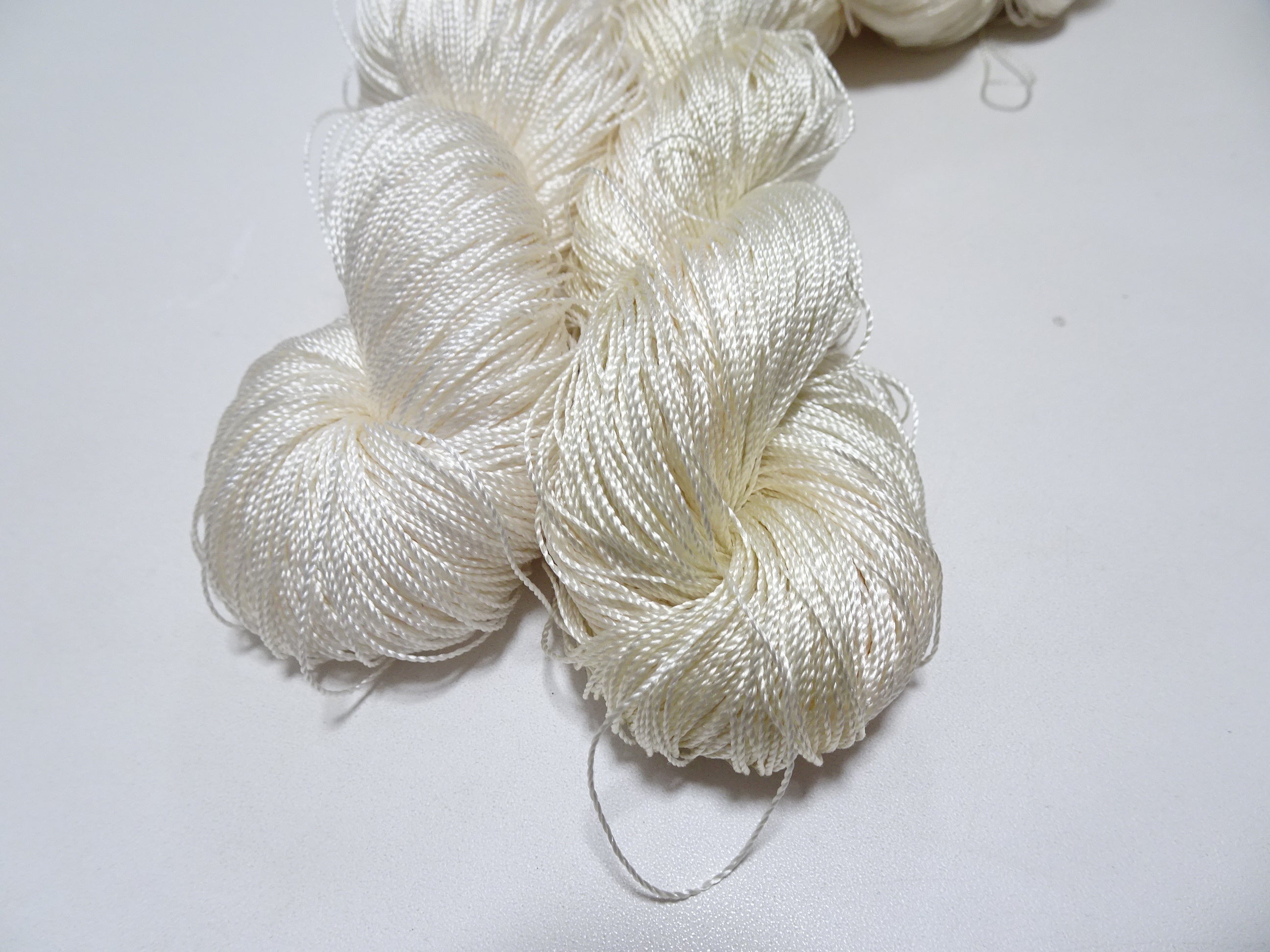 Japanese Vintage Strong Twisted Silk Thread 2sets Embroidery & Weaving 14503