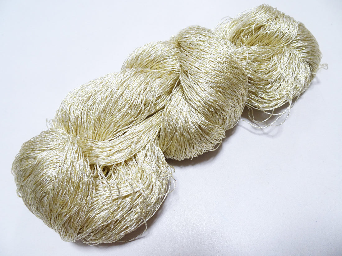 Japanese Vintage High Class Rare Silk Thread Mixture of Gold embroidery 16164