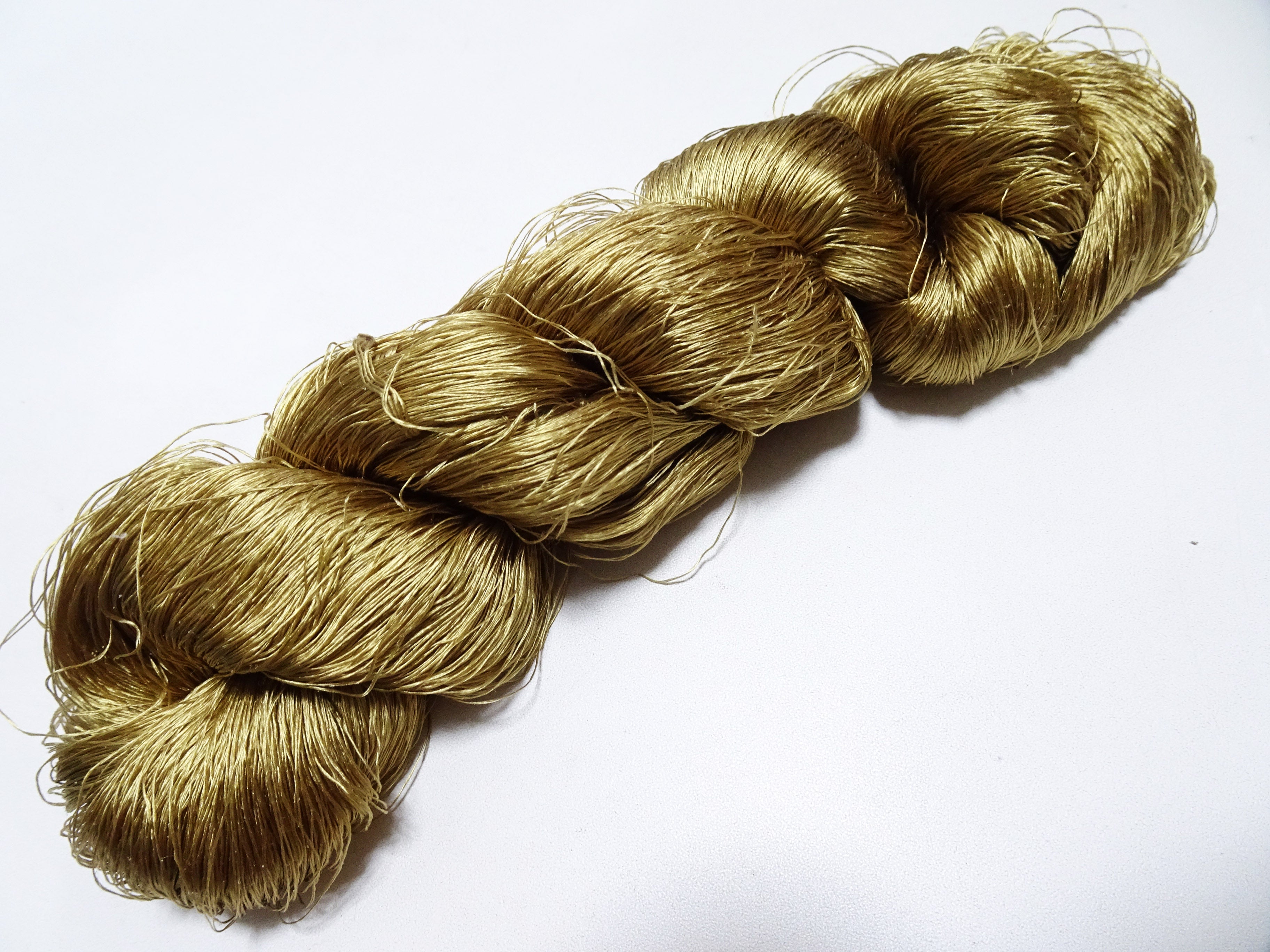 Japanese Vintage Loose Twisted Silk Thread Embroidery 19381