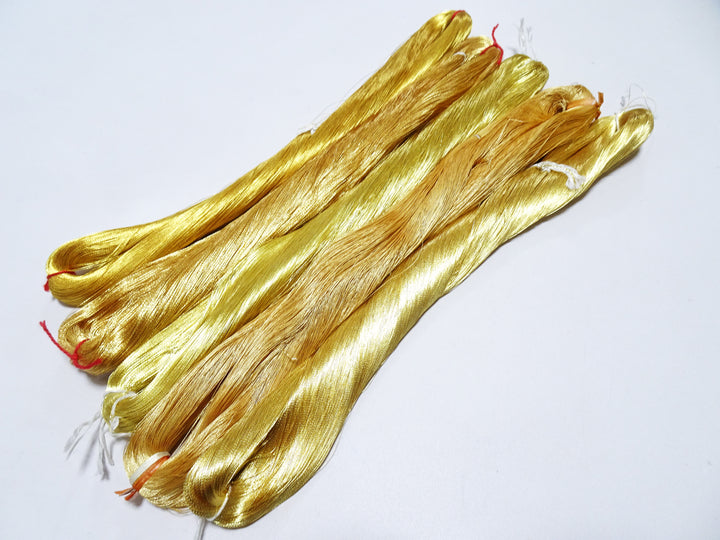 Special price!! Japanese Vintage Superb Gold Leaf Thread 5sets embroidery 5000M  0.16mm 17087
