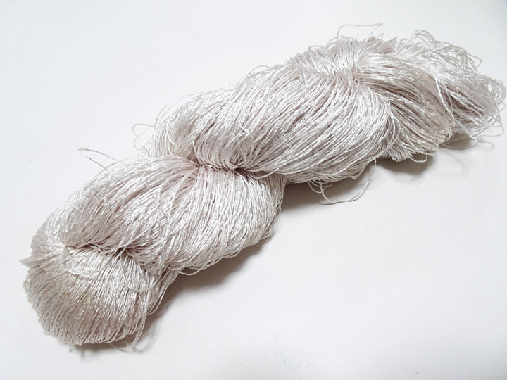 Japanese Vintage High Class Rare Silk Thread Mixture of Silver embroidery 14670