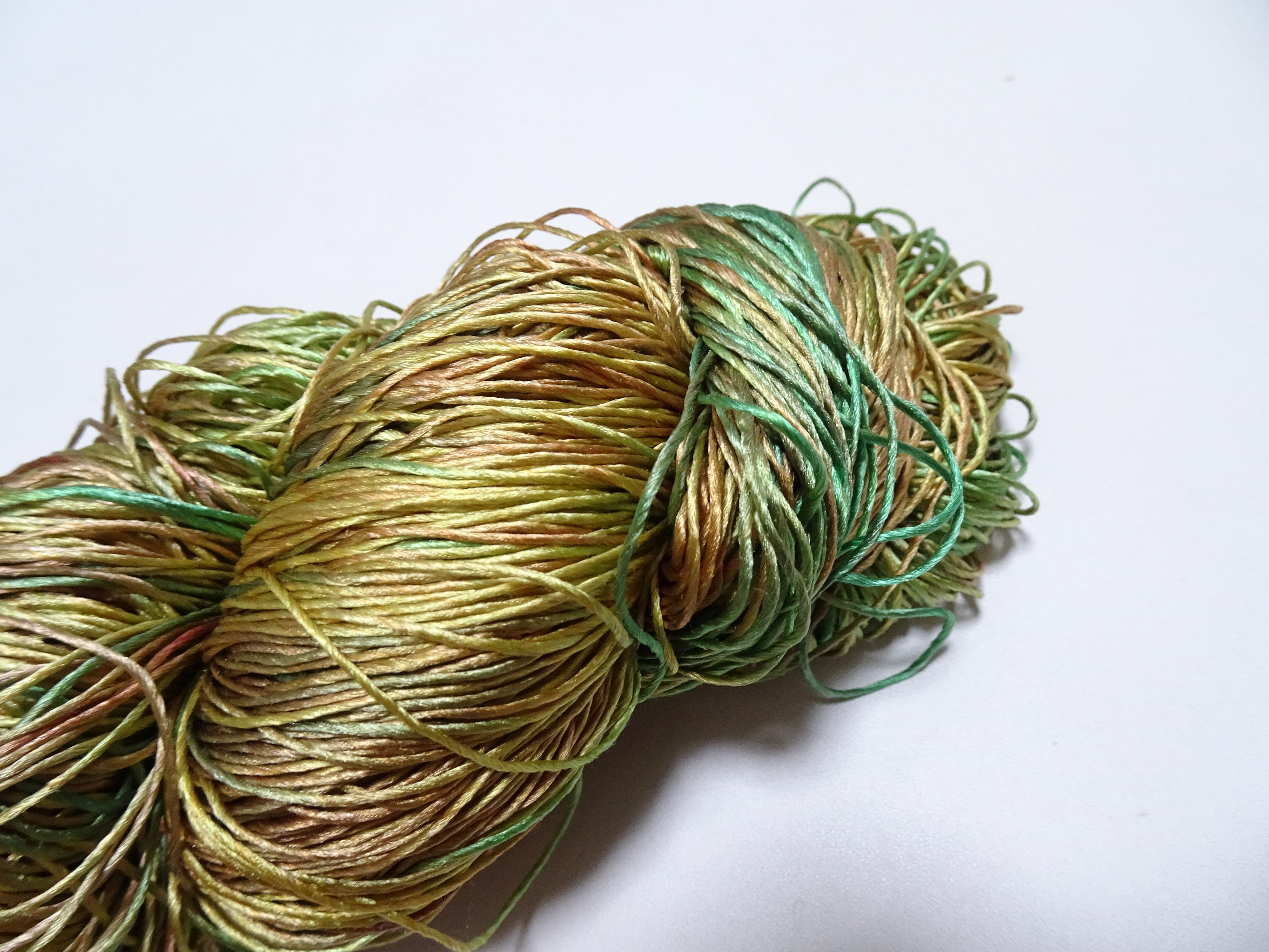 Japanese Vintage Loose Twisted Silk Thread Embroidery 17675
