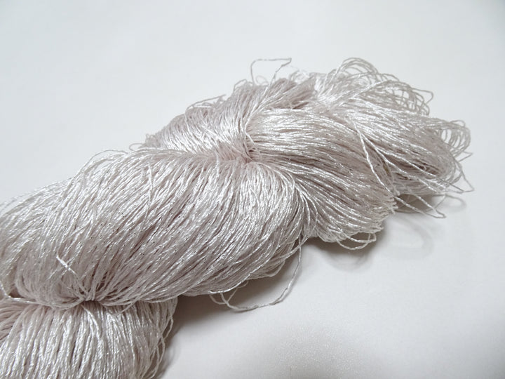 Japanese Vintage High Class Rare Silk Thread Mixture of Silver embroidery 14670