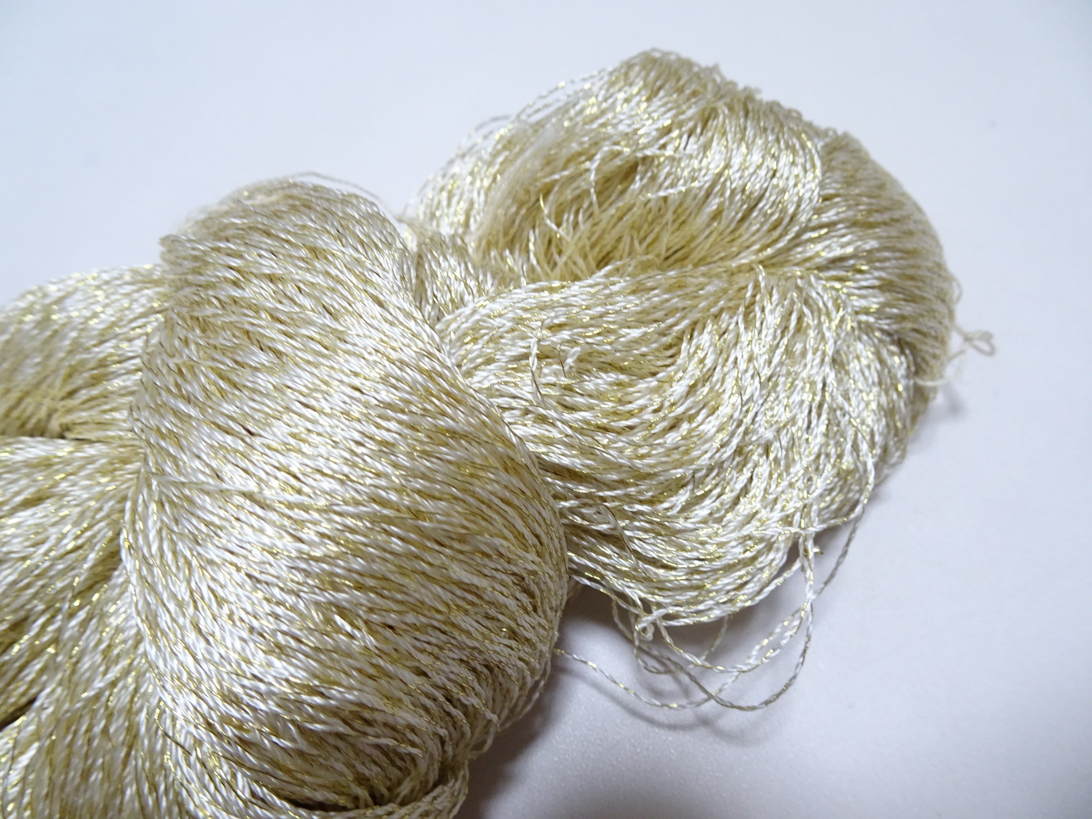Japanese Vintage High Class Rare Silk Thread Mixture of Gold embroidery 16164