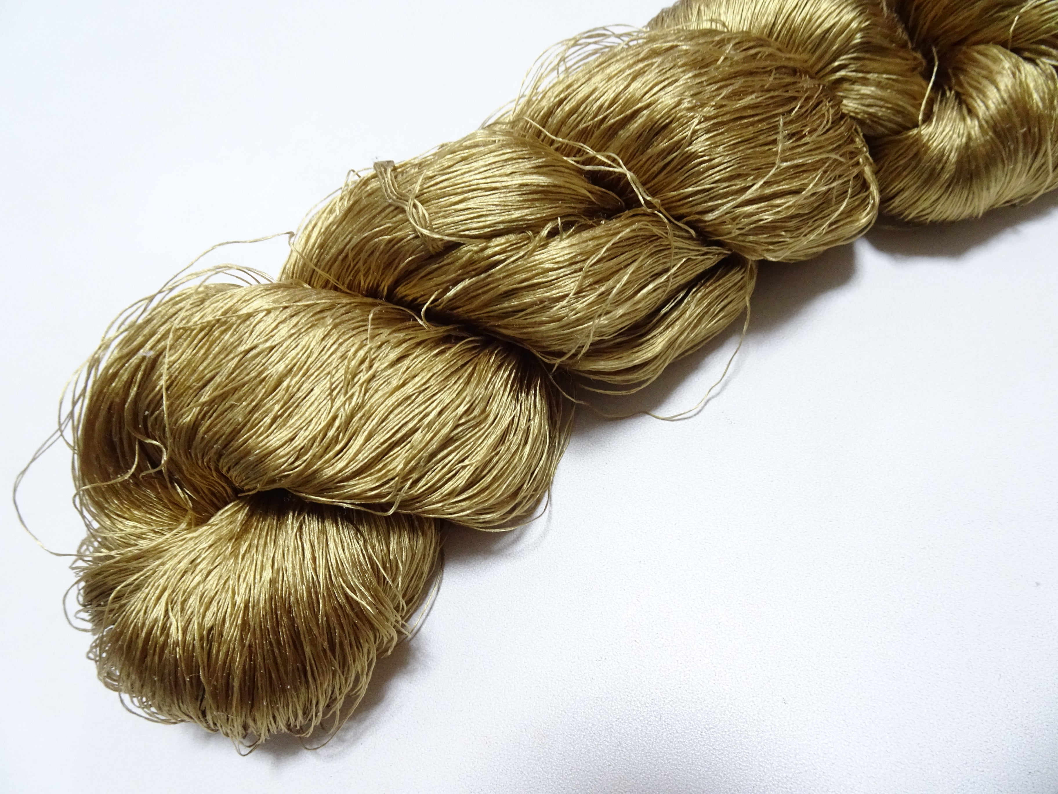 Japanese Vintage Loose Twisted Silk Thread Embroidery 19381