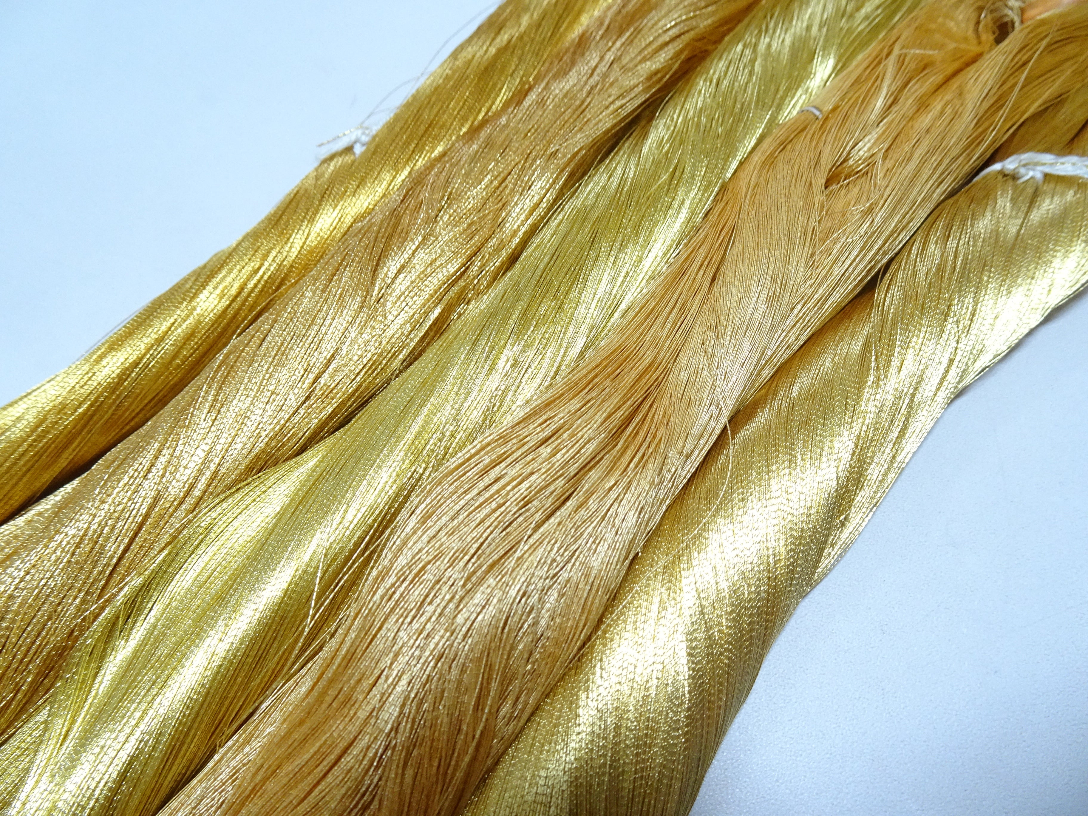 Special price!! Japanese Vintage Superb Gold Leaf Thread 5sets embroidery 5000M  0.16mm 17087