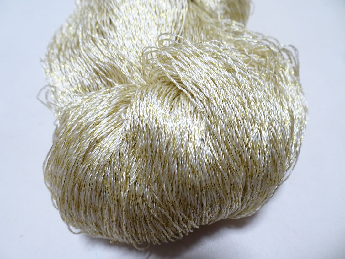 Japanese Vintage High Class Rare Silk Thread Mixture of Gold embroidery 16164