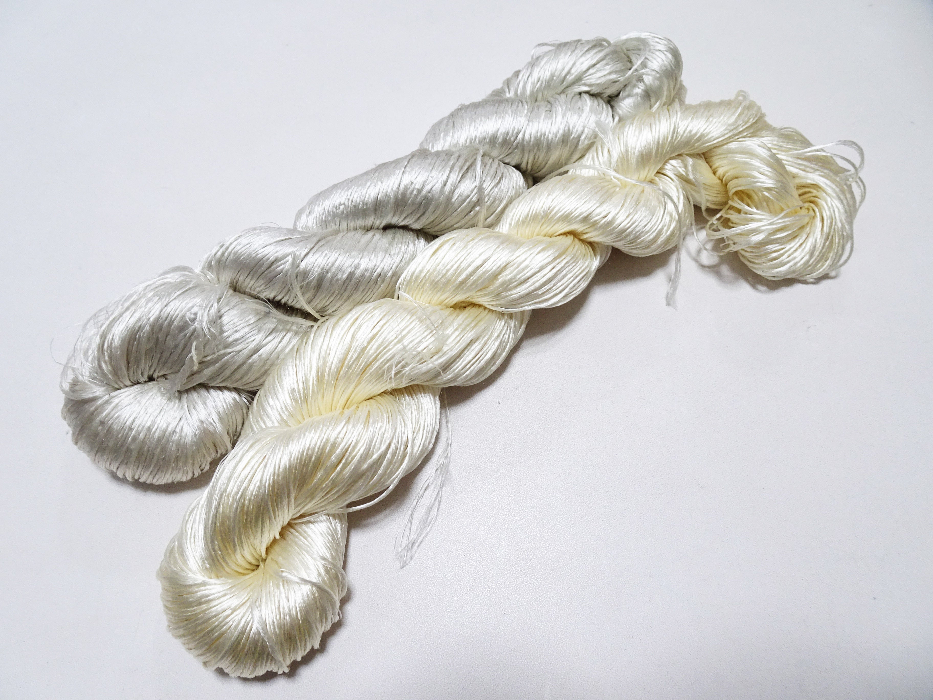 Japanese Vintage Loose Twisted Silk Thread 2sets Embroidery 18257