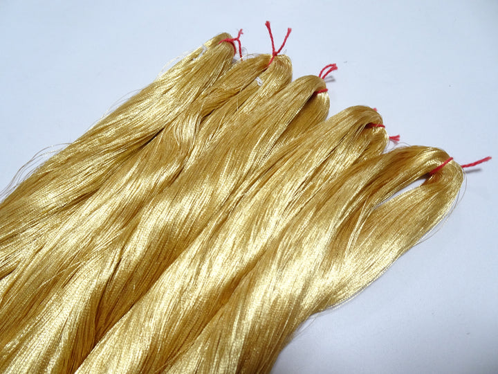 Special price!! Japanese Vintage Superb Gold Leaf Thread 5sets embroidery 5000M  0.16mm 17088