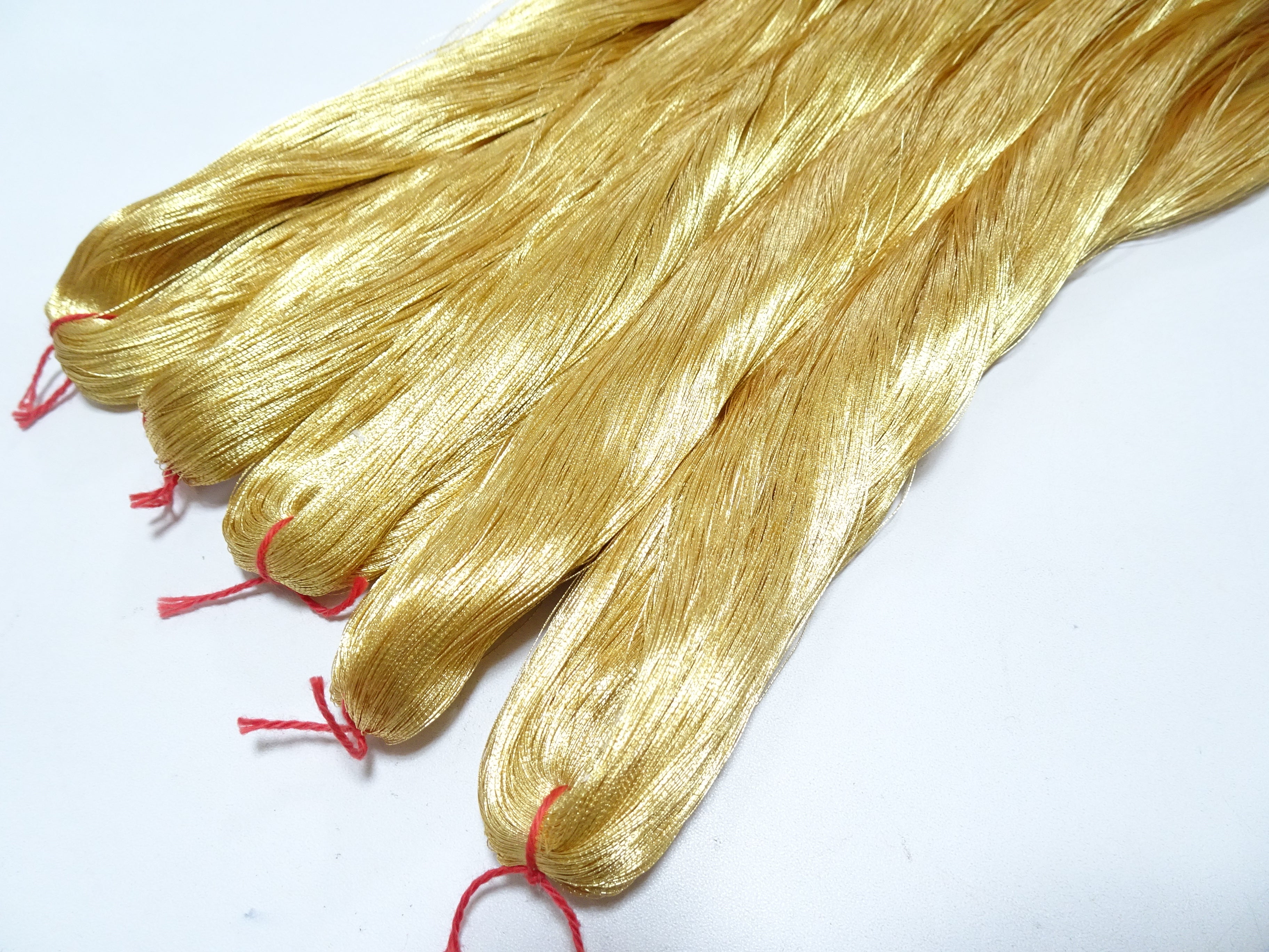Special price!! Japanese Vintage Superb Gold Leaf Thread 5sets embroidery 5000M  0.16mm 17088