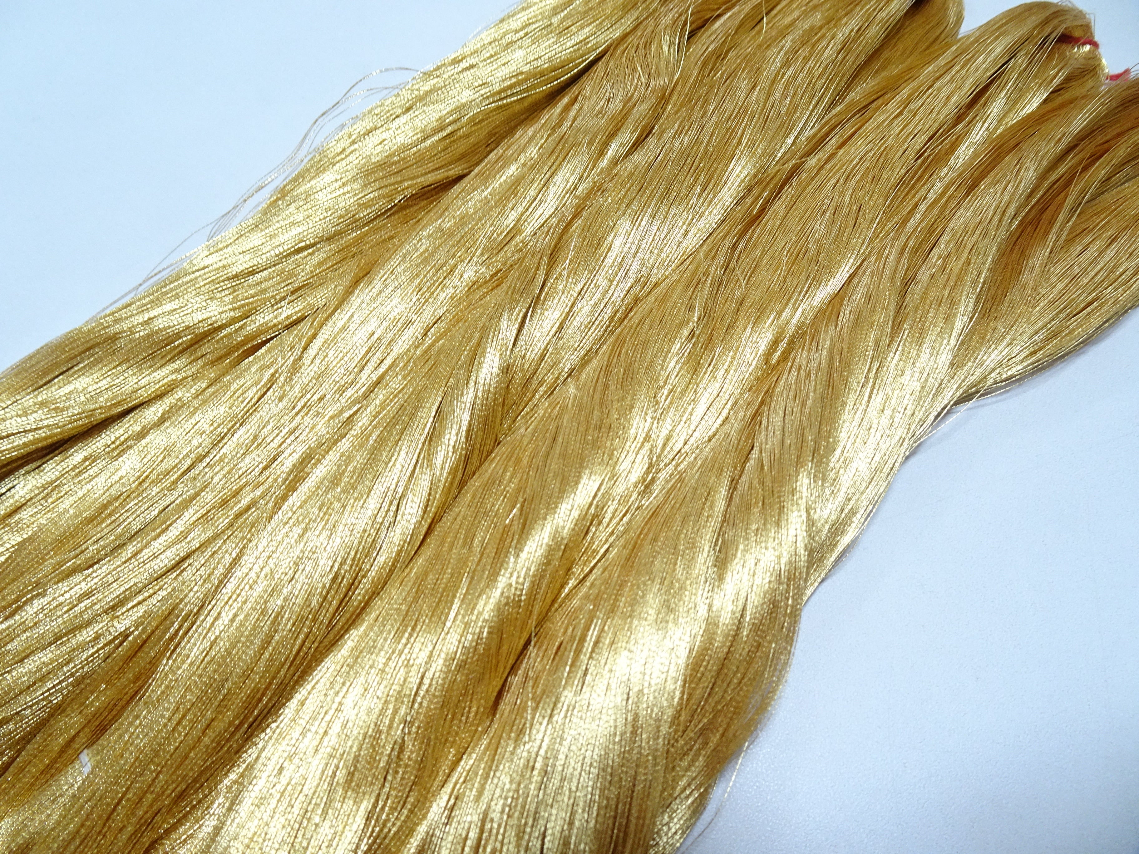 Special price!! Japanese Vintage Superb Gold Leaf Thread 5sets embroidery 5000M  0.16mm 17088