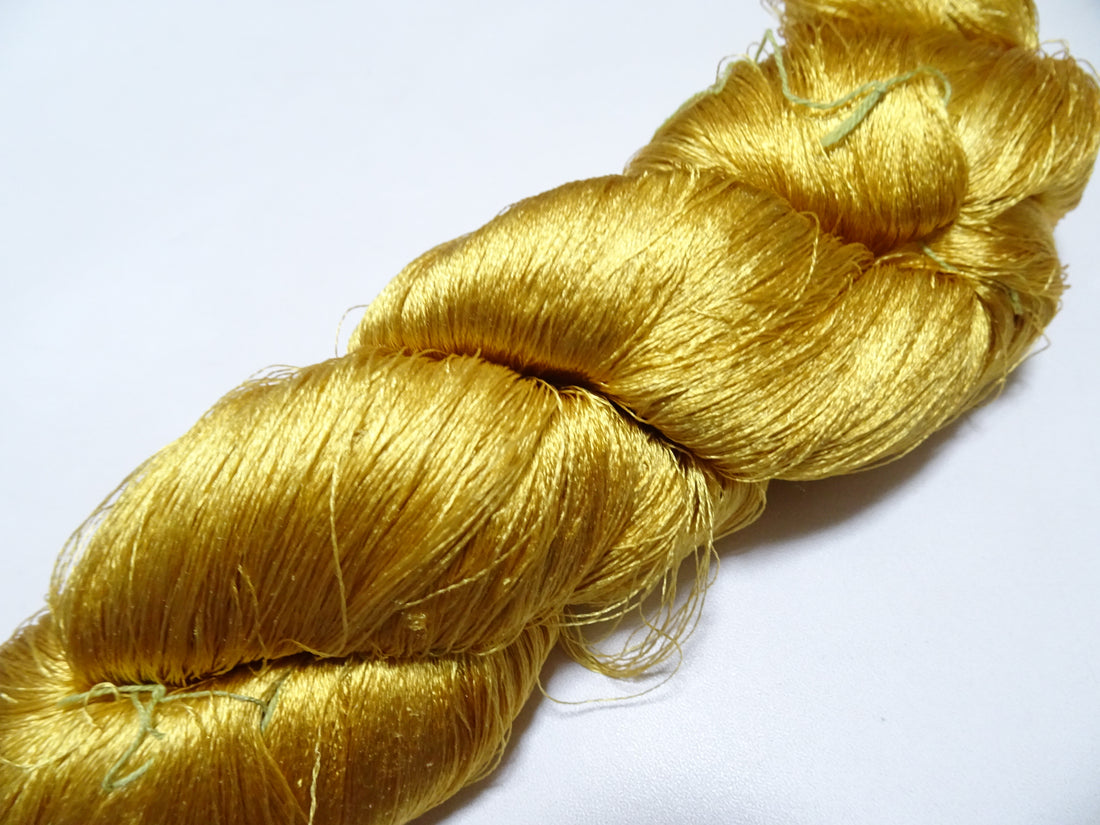 Japanese Vintage Silk Twisted Thread Embroidery 19848