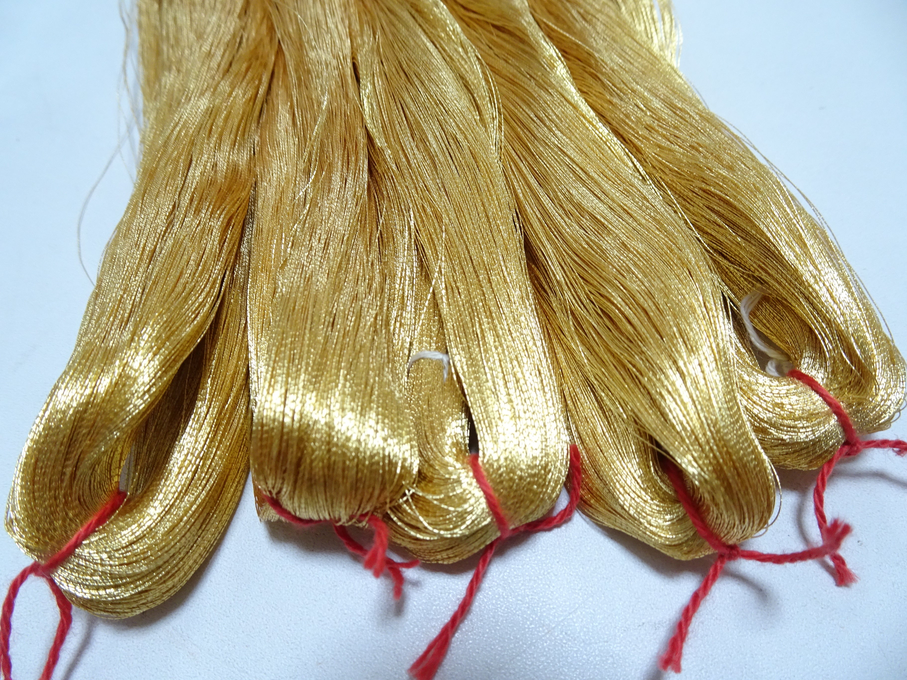 Special price!! Japanese Vintage Superb Gold Leaf Thread 5sets embroidery 5000M  0.16mm 17088