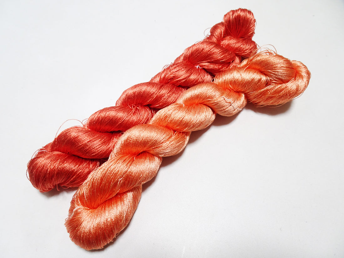 Japanese Vintage Twisted Silk Thread 2sets Embroidery 17408