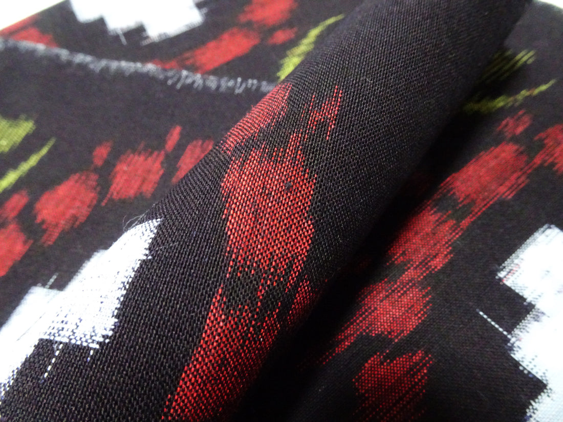 Japanese Vintage Cotton Bolts Kurume Kasuri  115172