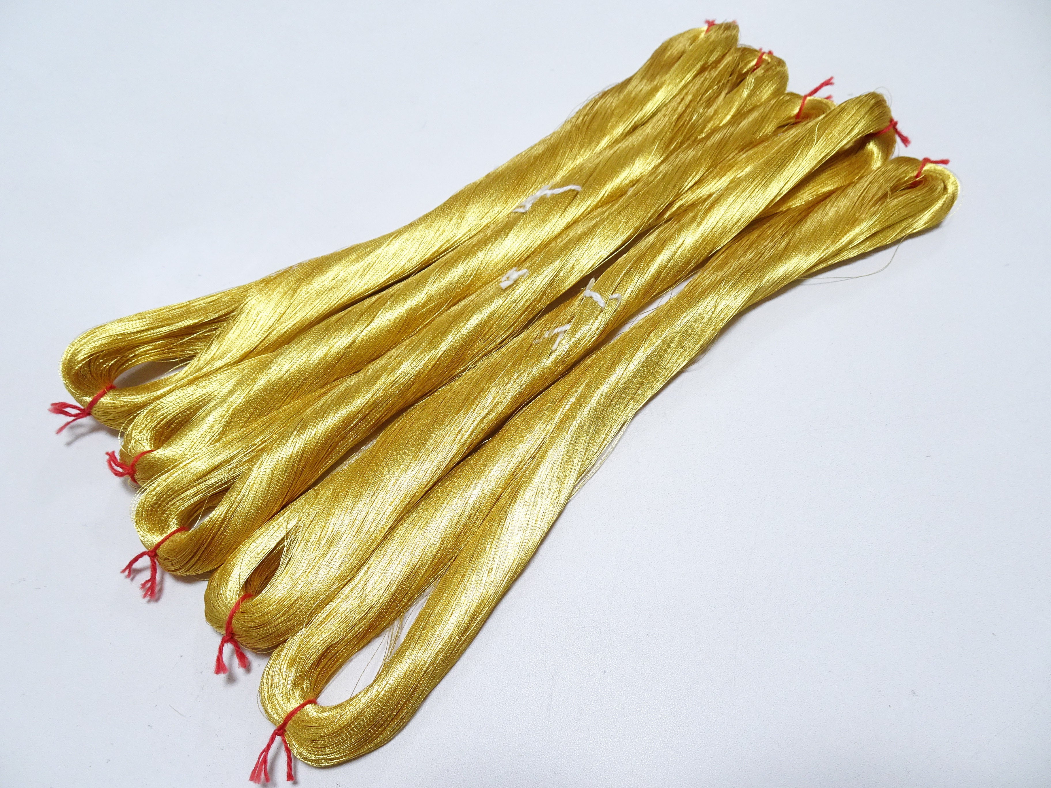 Special price!! Japanese Vintage Superb Gold Leaf Thread 5sets embroidery 5000M  0.16mm 17089