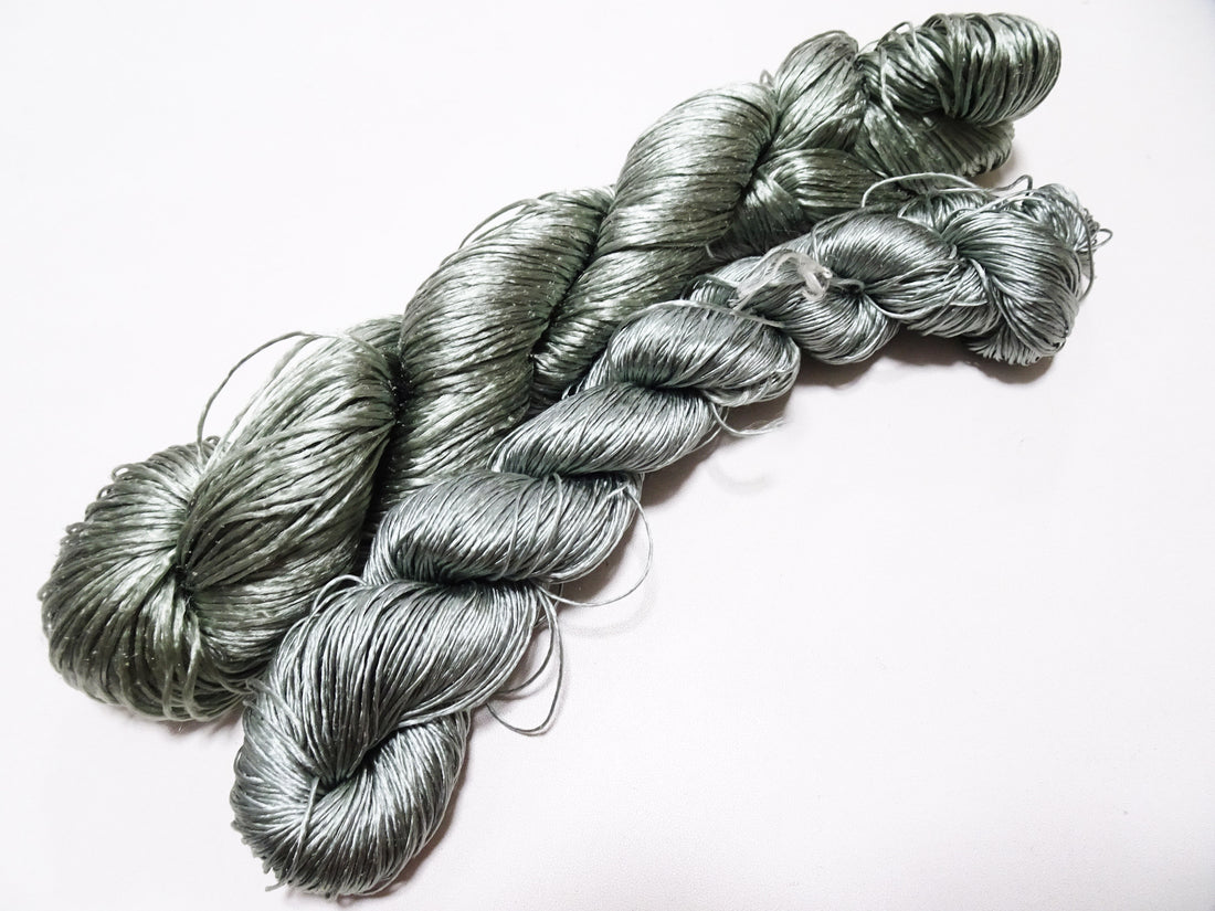 Japanese Vintage Loose Twisted Silk Thread 2sets Embroidery 18258