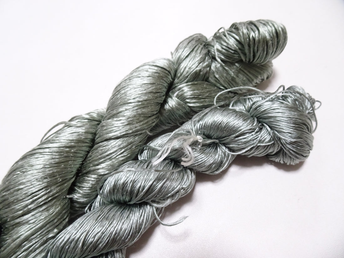 Japanese Vintage Loose Twisted Silk Thread 2sets Embroidery 18258
